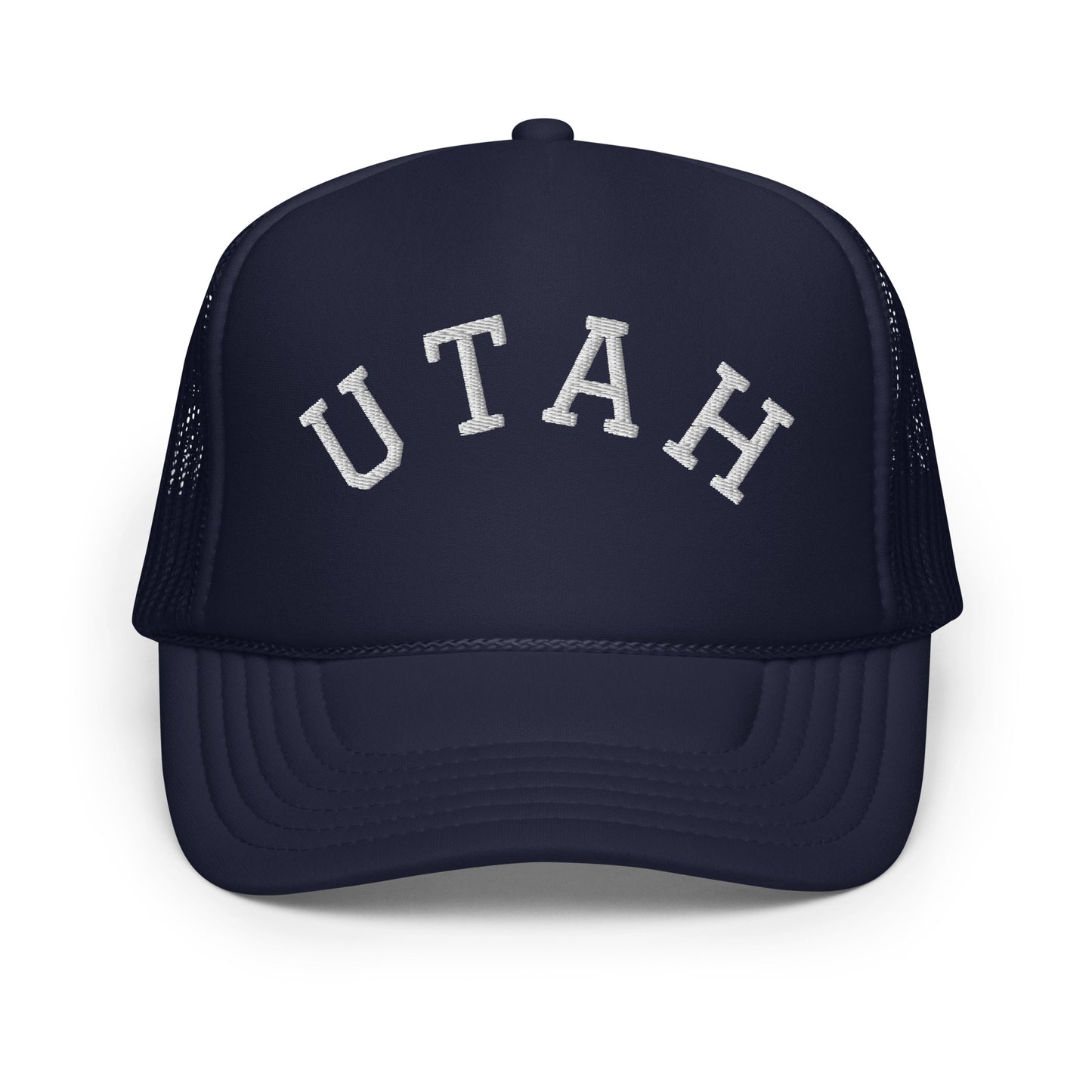 Utah Arch Foam 5 Panel A-Frame Snapback Trucker Hat