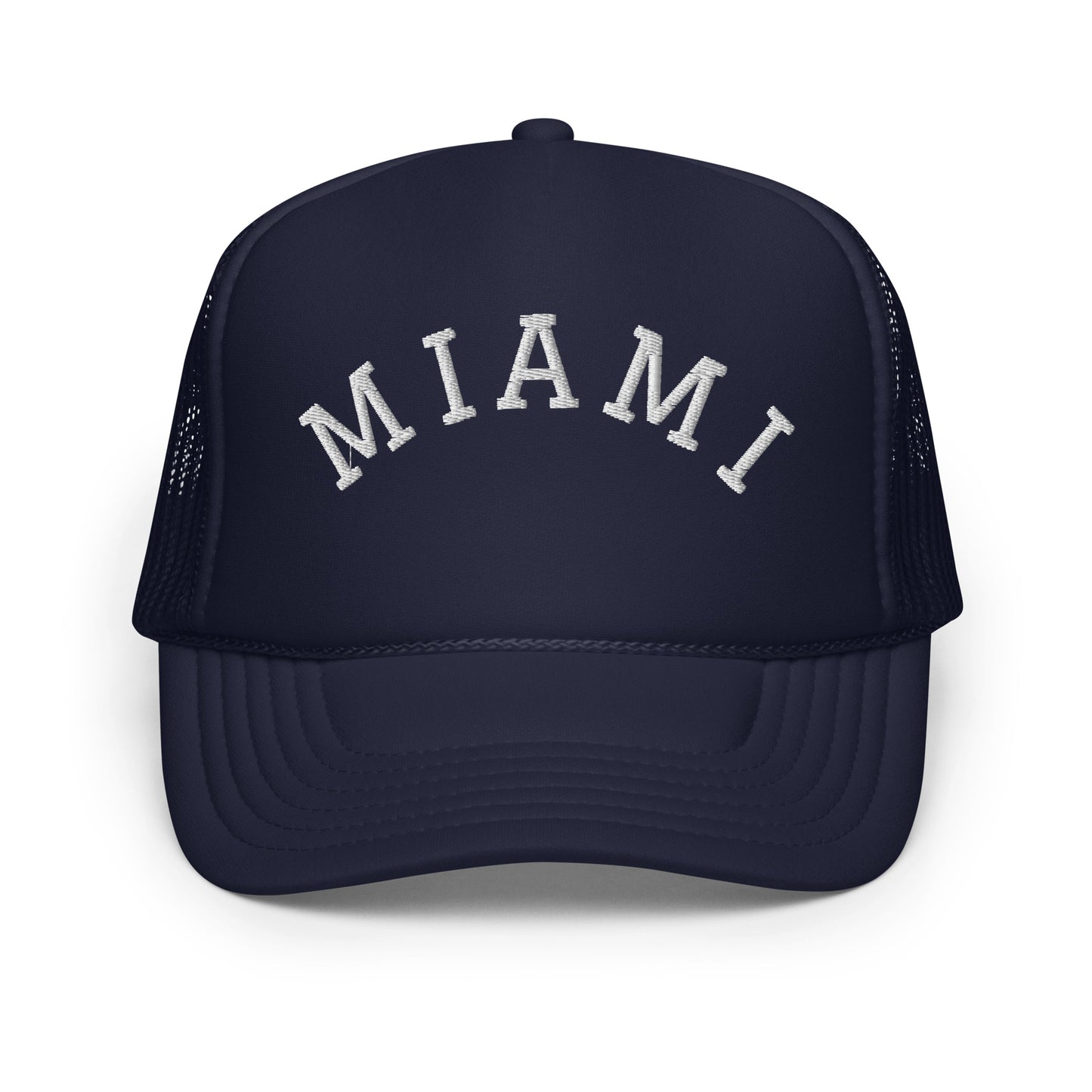 Miami Arch Foam 5 Panel A-Frame Snapback Trucker Hat