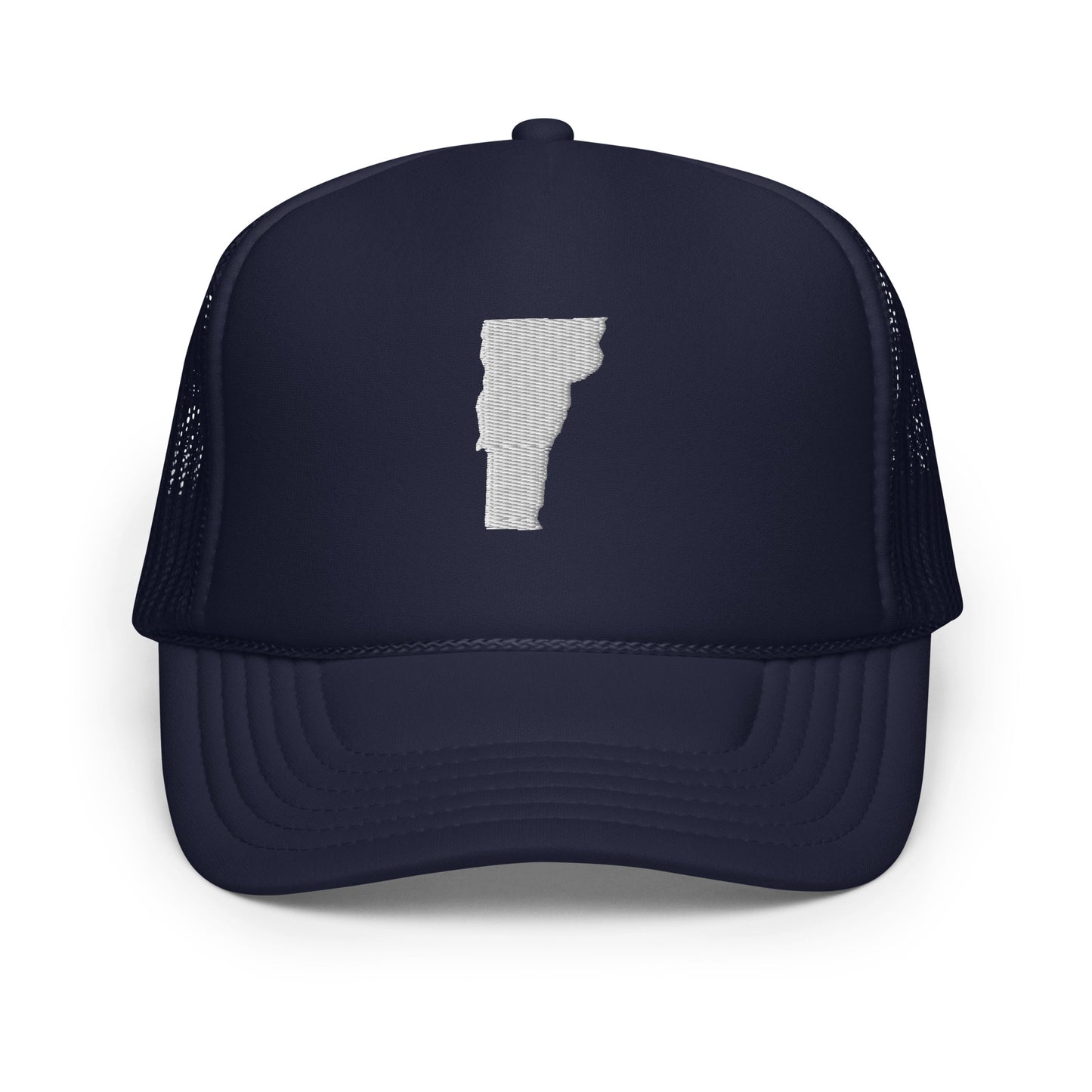 Vermont State Silhouette Foam 5 Panel A-Frame Snapback Trucker Hat