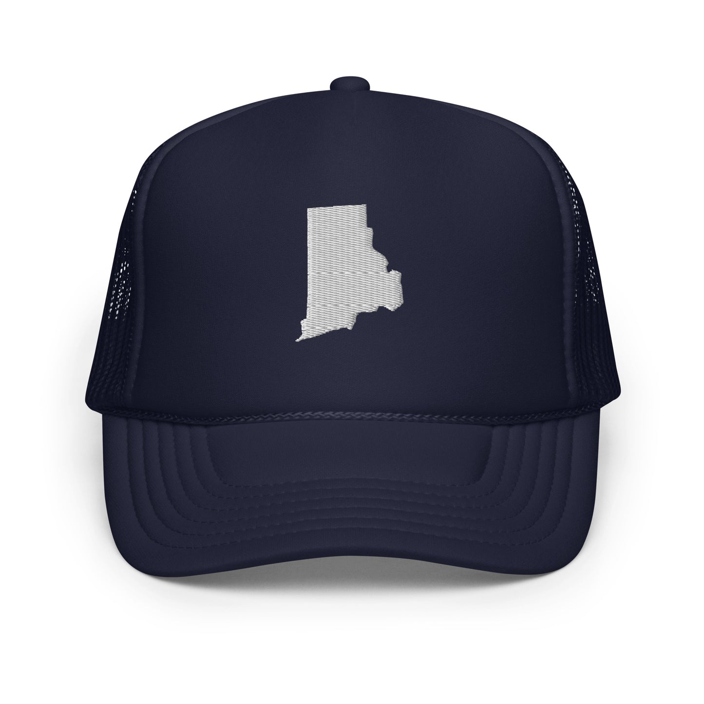 Rhode Island State Silhouette Foam 5 Panel A-Frame Snapback Trucker Hat