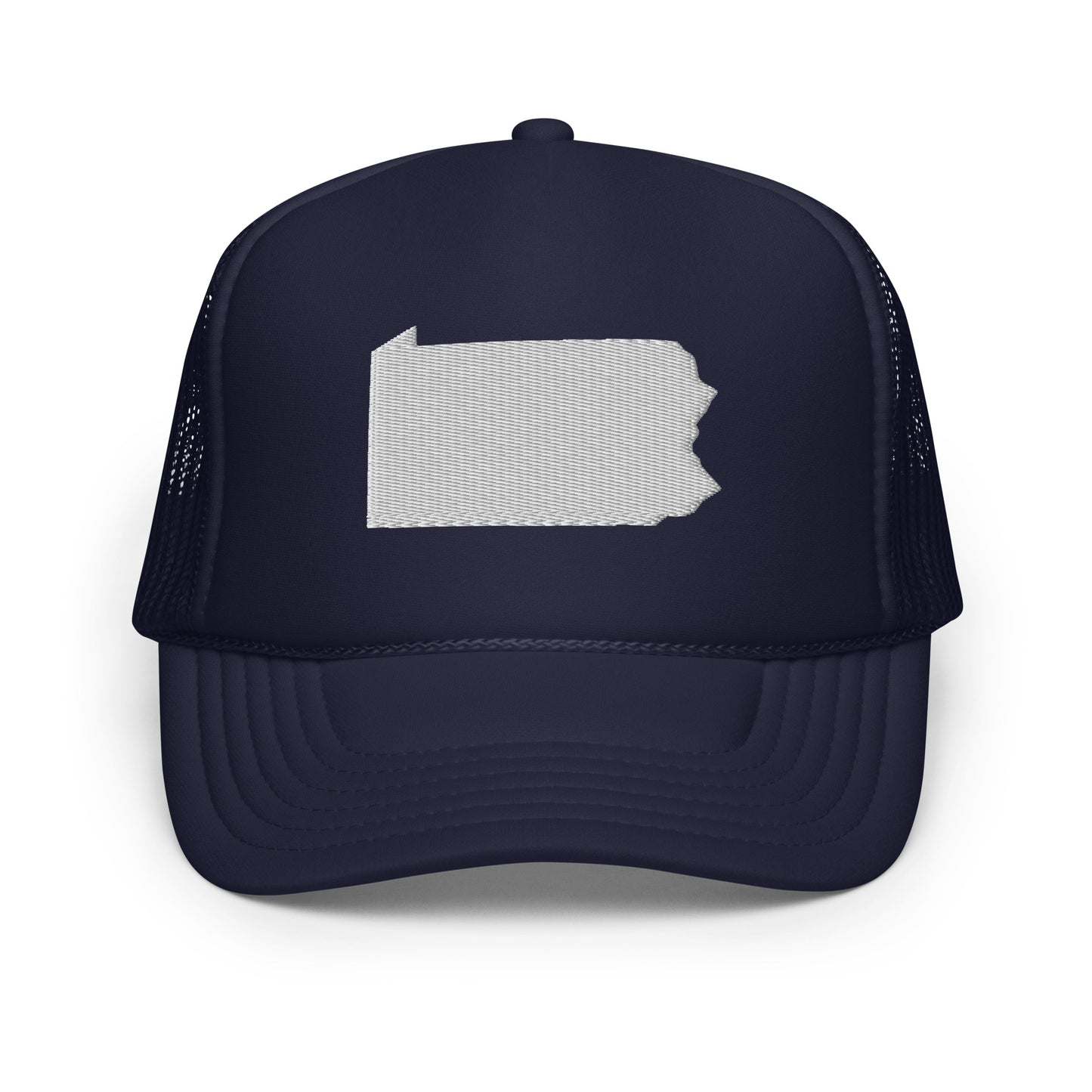 Pennsylvania State Silhouette Foam 5 Panel A-Frame Snapback Trucker Hat