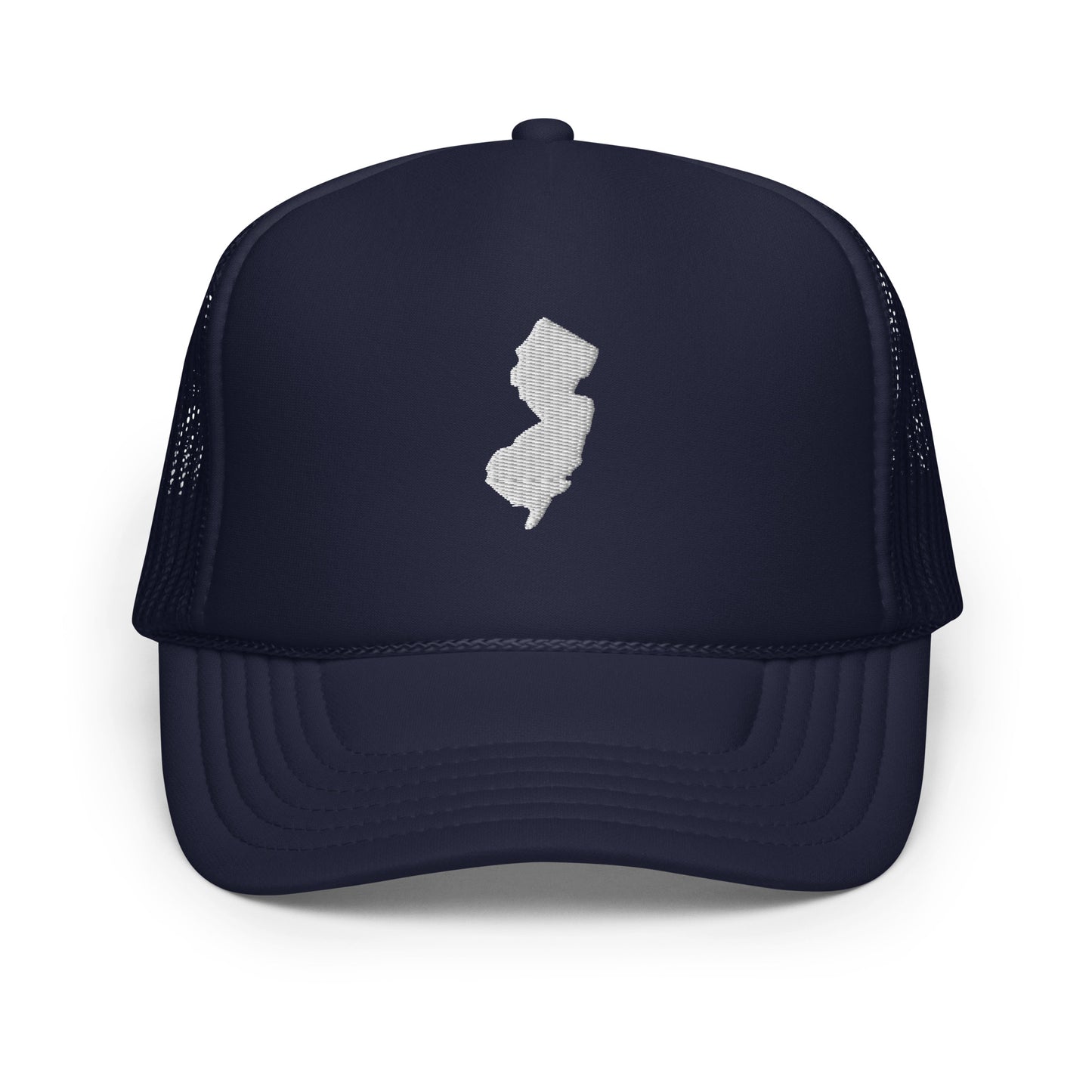 New Jersey State Silhouette Foam 5 Panel A-Frame Snapback Trucker Hat