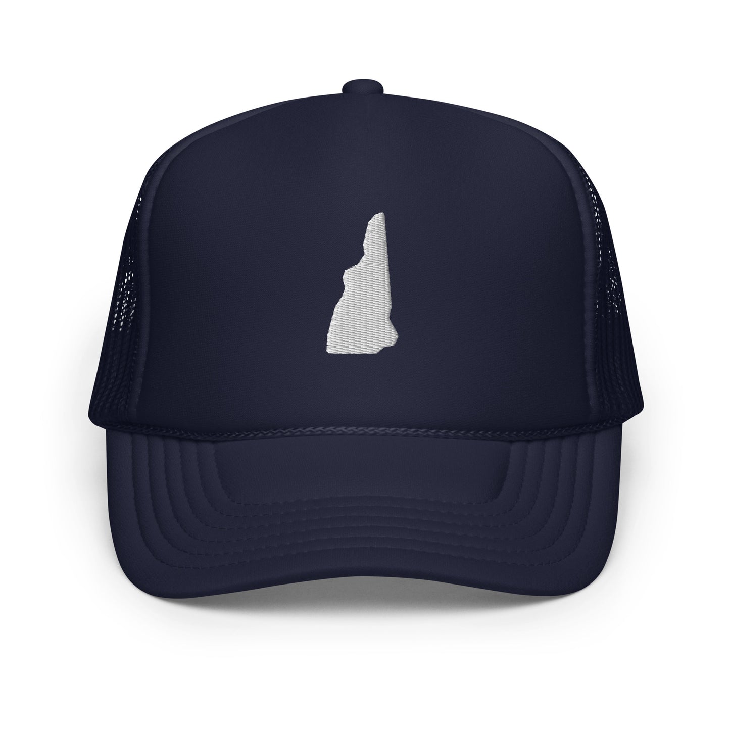 New Hampshire State Silhouette Foam 5 Panel A-Frame Snapback Trucker Hat