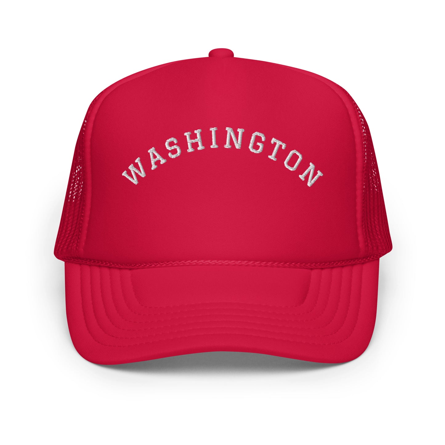 Washington Arch Foam 5 Panel A-Frame Snapback Trucker Hat