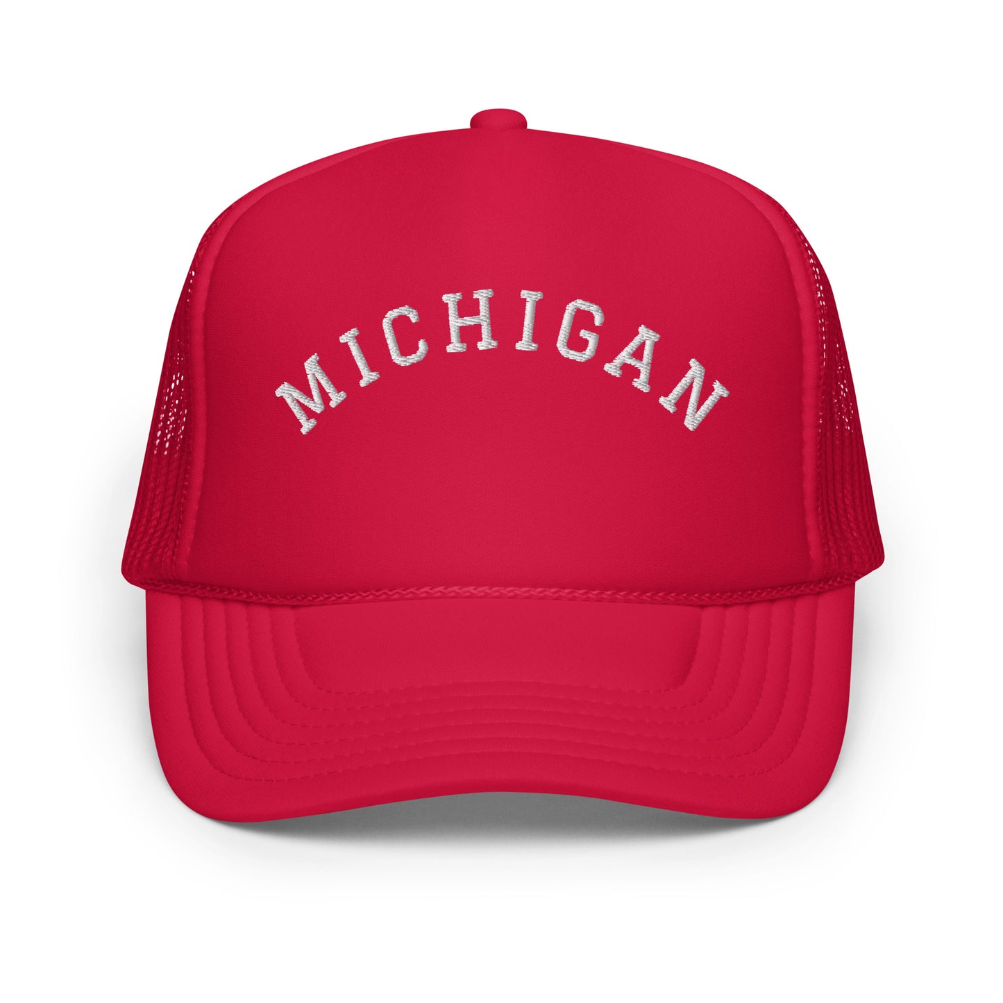 Michigan Arch Foam 5 Panel A-Frame Snapback Trucker Hat