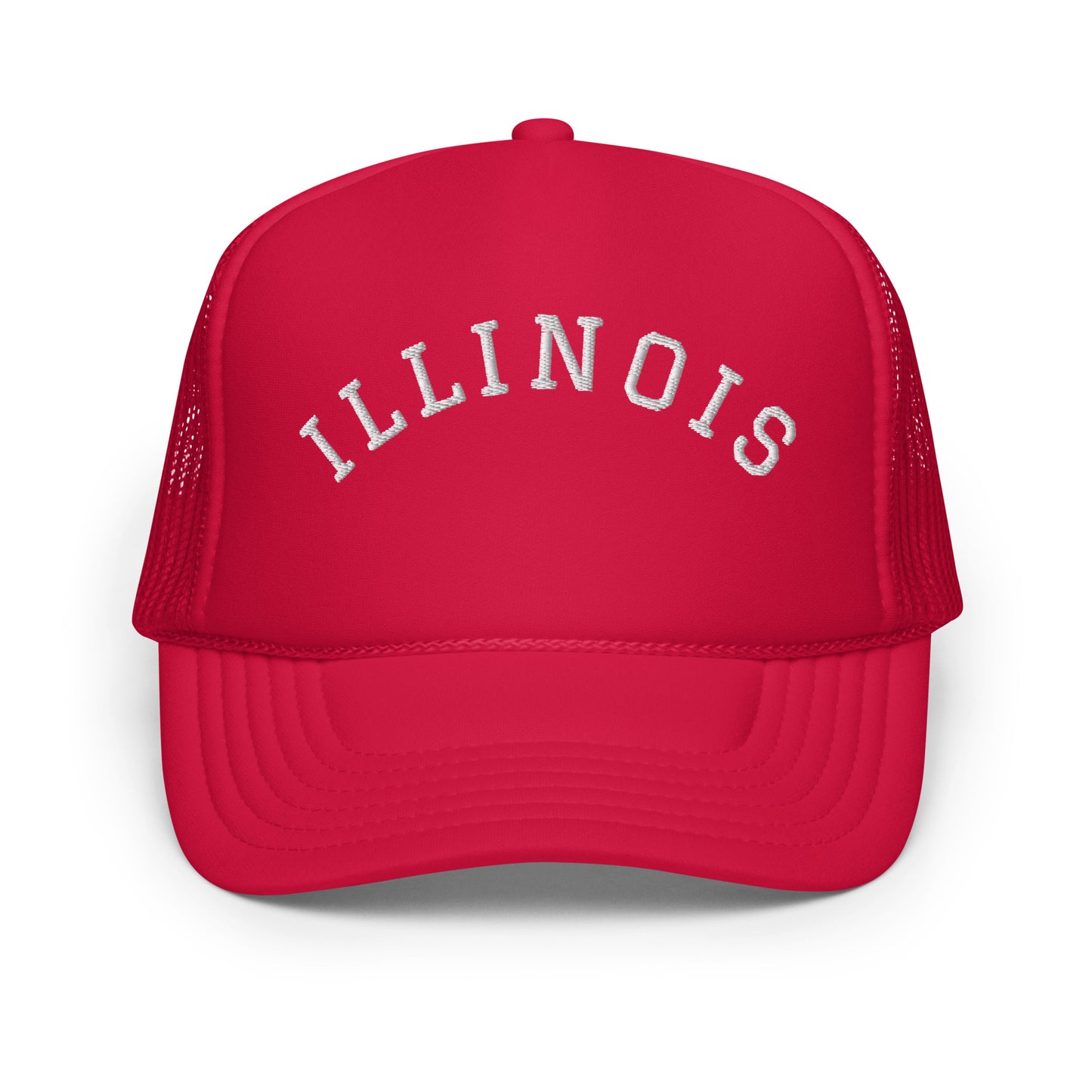 Illinois Arch Foam 5 Panel A-Frame Snapback Trucker Hat