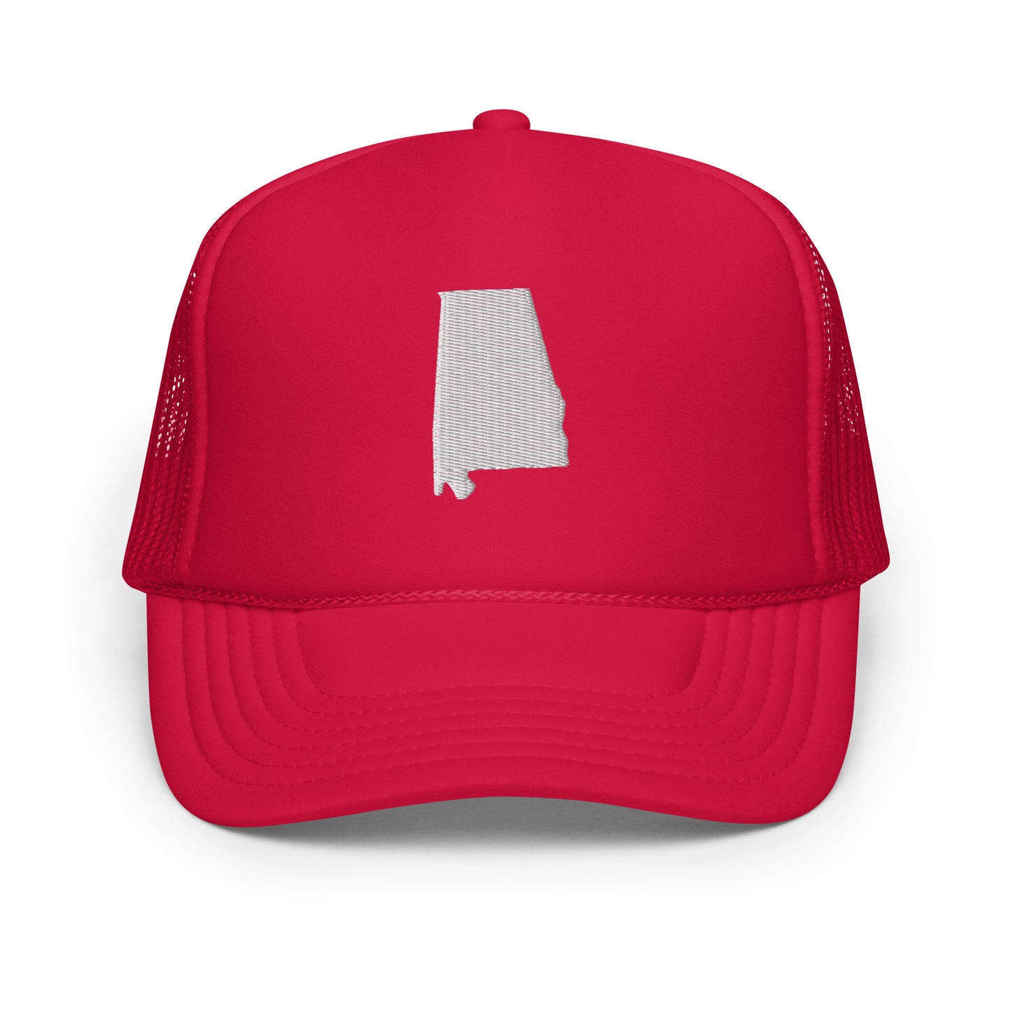 Alabama State Silhouette Foam 5 Panel A-Frame Snapback Trucker Hat