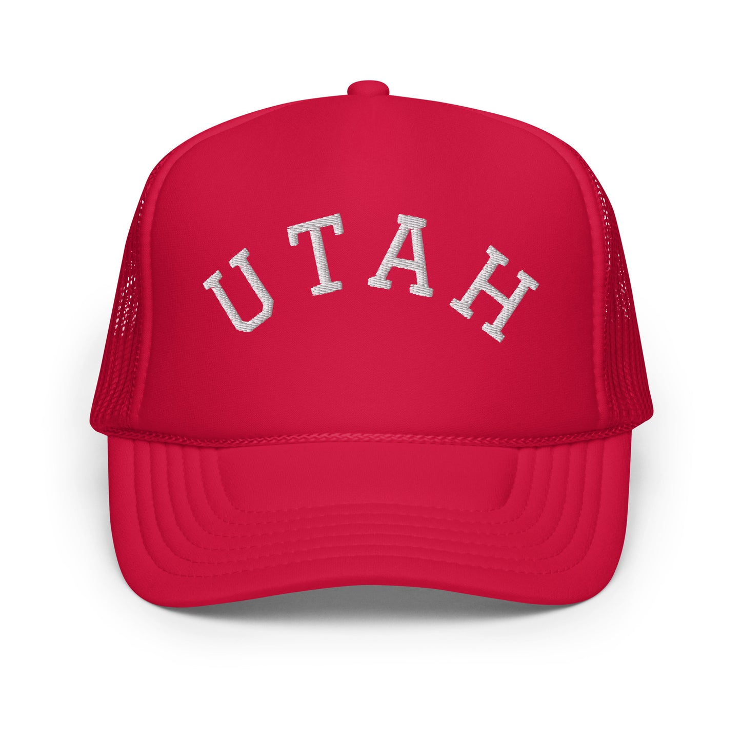 Utah Arch Foam 5 Panel A-Frame Snapback Trucker Hat