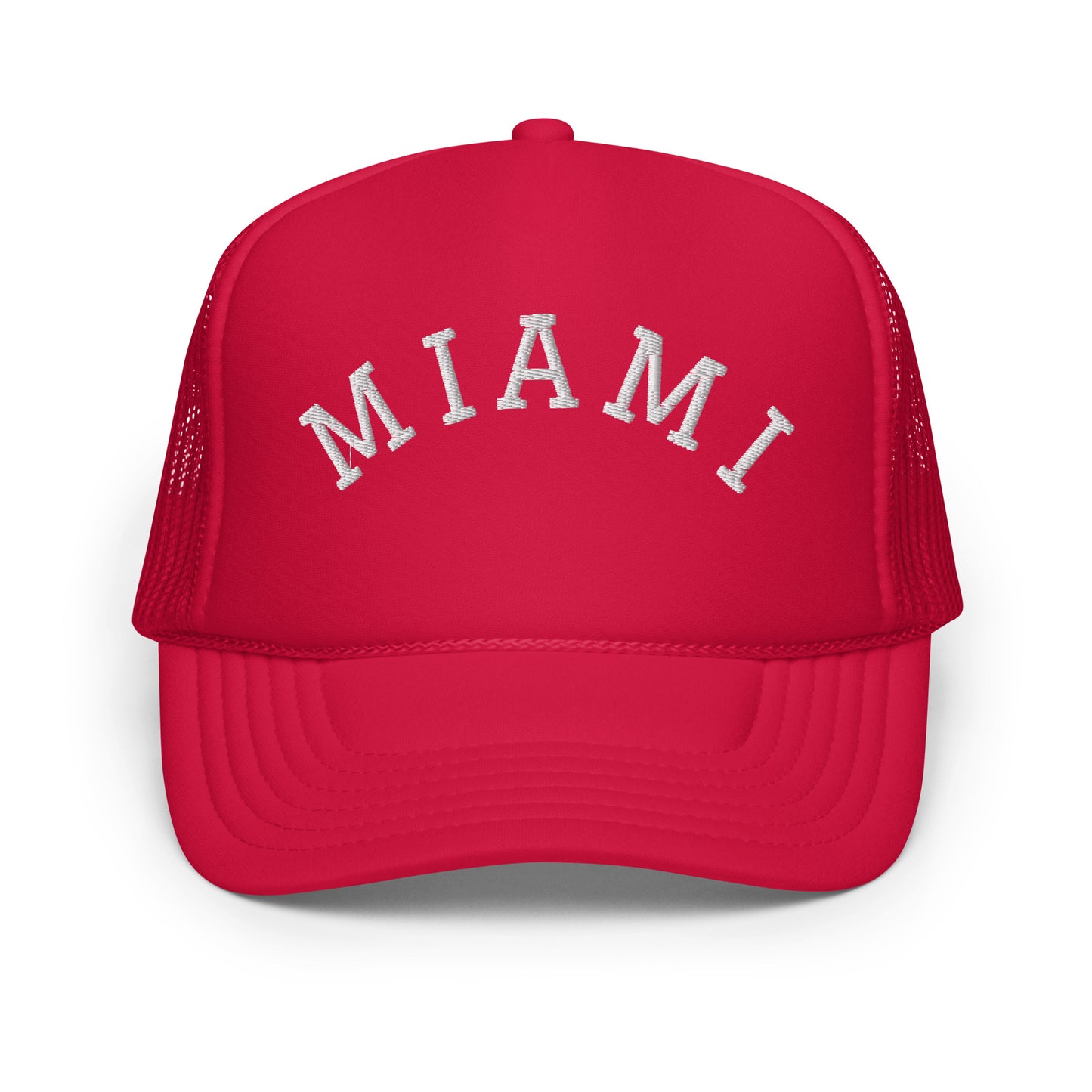 Miami Arch Foam 5 Panel A-Frame Snapback Trucker Hat