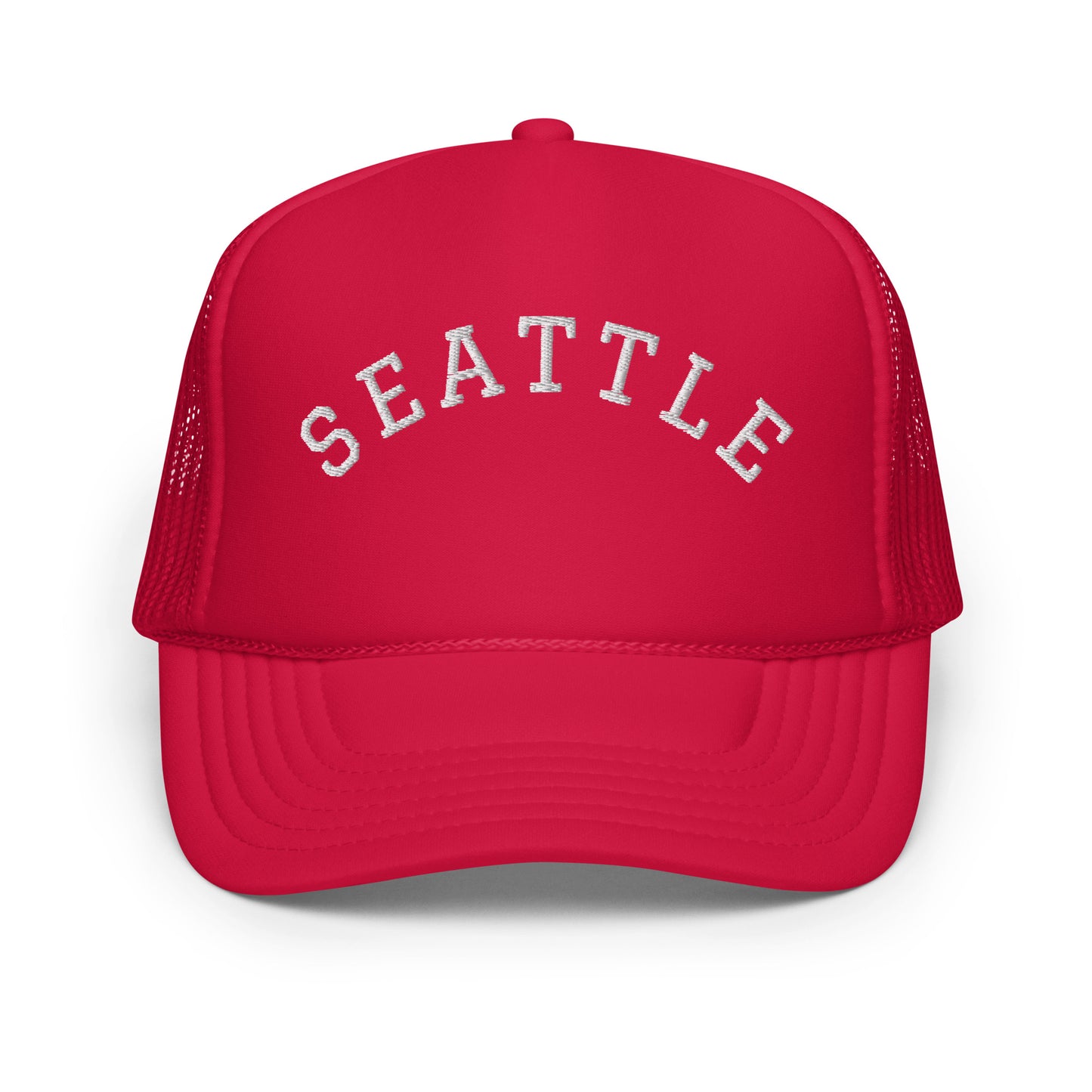 Seattle Arch Foam 5 Panel A-Frame Snapback Trucker Hat