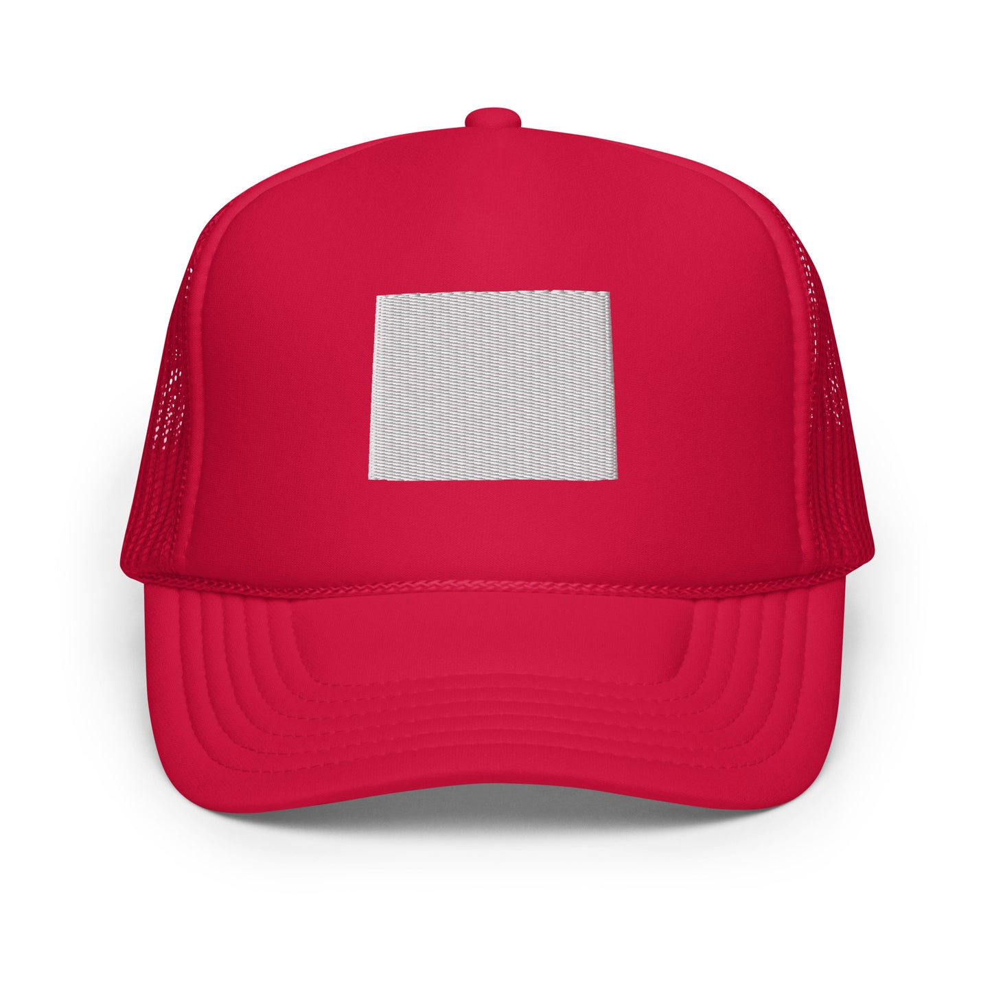 Wyoming State Silhouette Foam 5 Panel A-Frame Snapback Trucker Hat