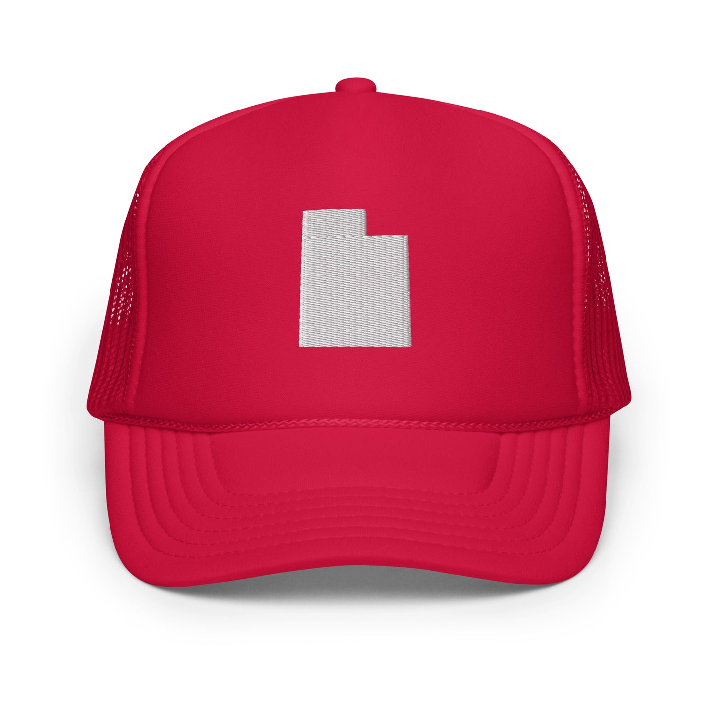 Utah State Silhouette Foam 5 Panel A-Frame Snapback Trucker Hat