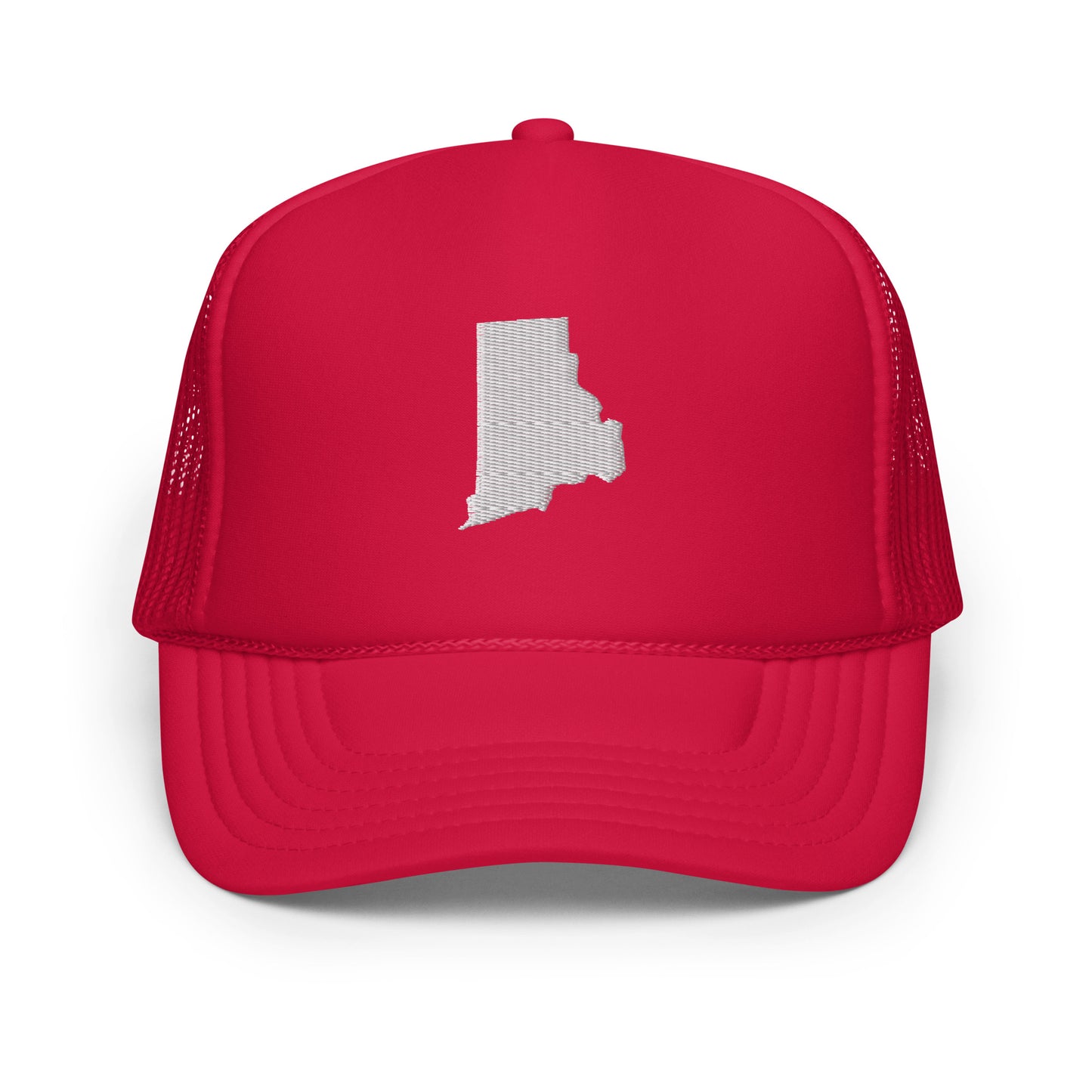 Rhode Island State Silhouette Foam 5 Panel A-Frame Snapback Trucker Hat