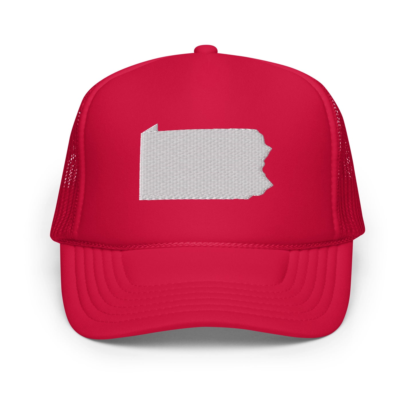Pennsylvania State Silhouette Foam 5 Panel A-Frame Snapback Trucker Hat