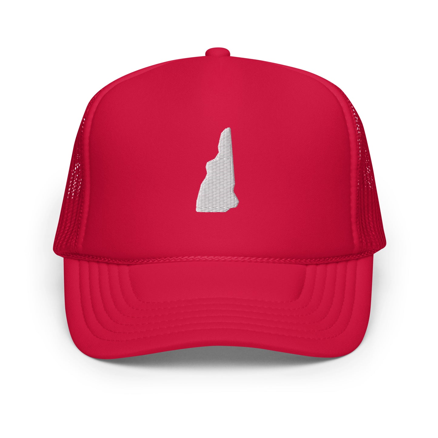 New Hampshire State Silhouette Foam 5 Panel A-Frame Snapback Trucker Hat