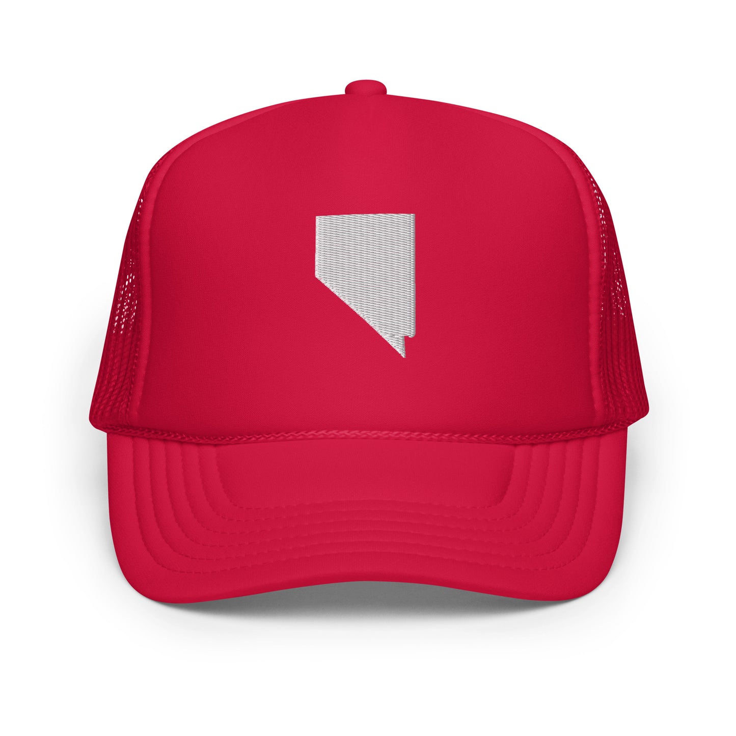Nevada State Silhouette Foam 5 Panel A-Frame Snapback Trucker Hat