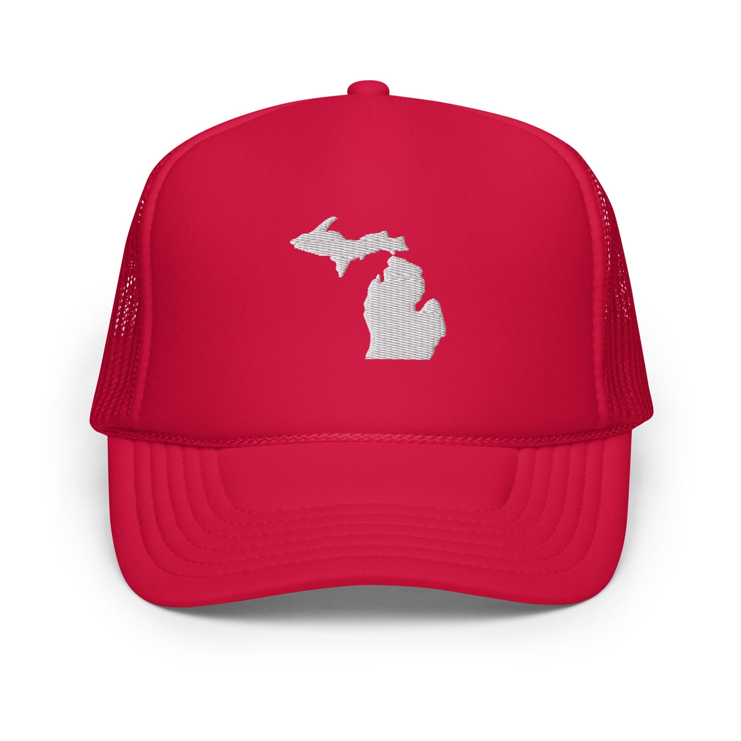 Michigan State Silhouette Foam 5 Panel A-Frame Snapback Trucker Hat