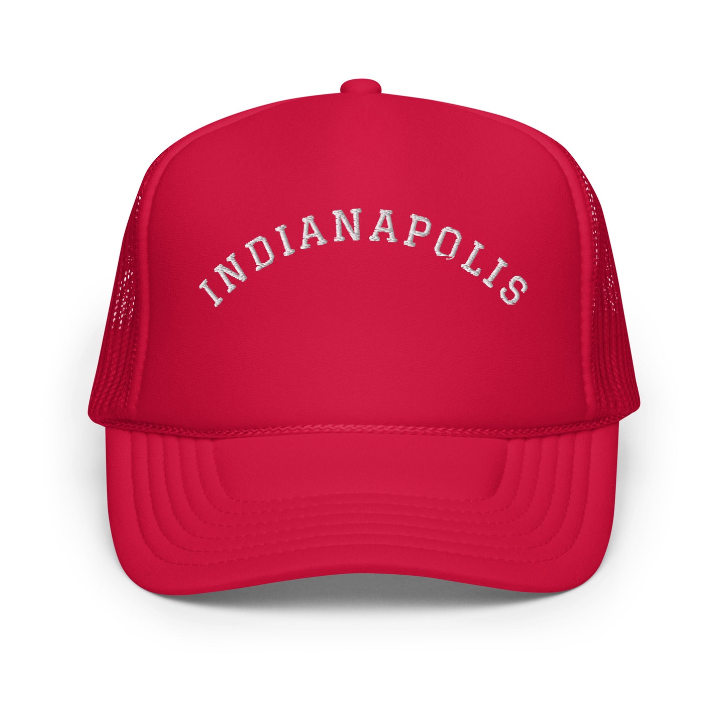 Indianapolis Arch Foam 5 Panel A-Frame Snapback Trucker Hat