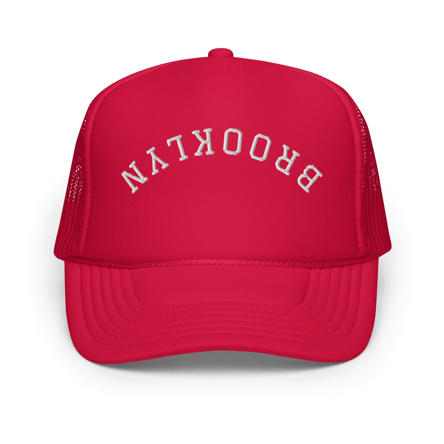 Brooklyn Arch Foam 5 Panel A-Frame Snapback Trucker Hat