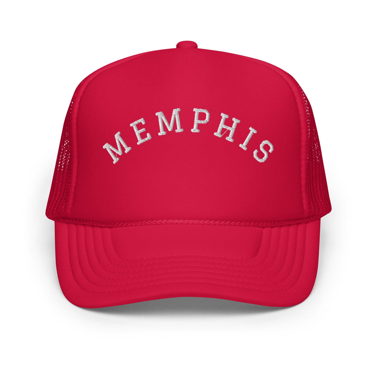 Memphis Arch Foam 5 Panel A-Frame Snapback Trucker Hat
