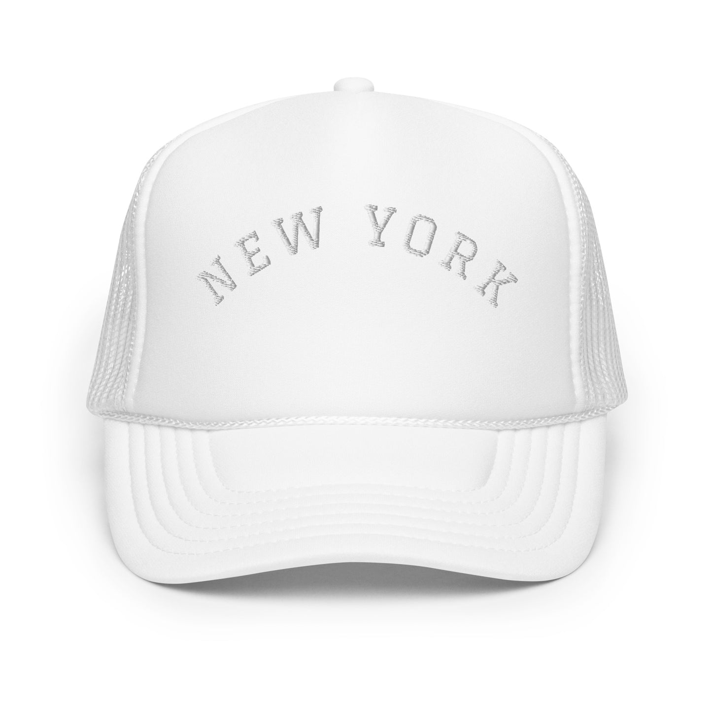 New York Arch Foam 5 Panel A-Frame Snapback Trucker Hat