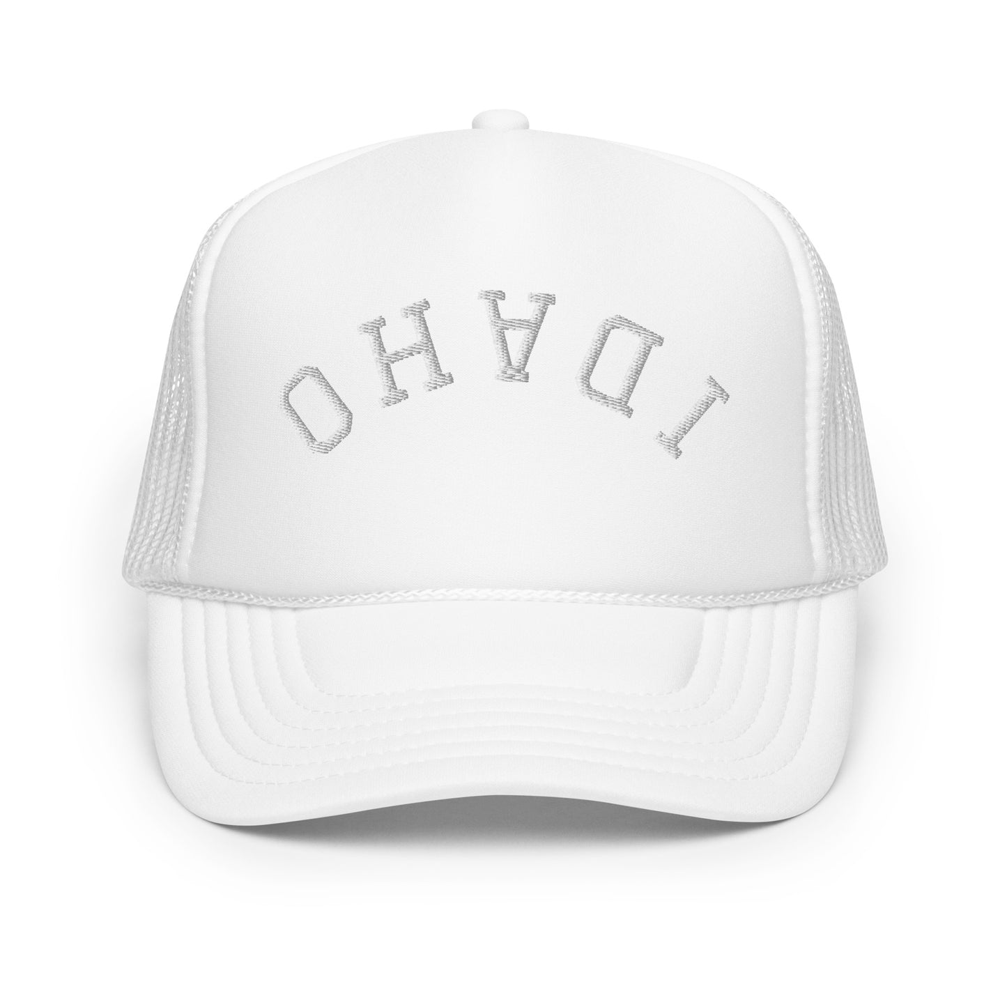 Idaho Upside Down Arch Foam 5 Panel A-Frame Snapback Trucker Hat
