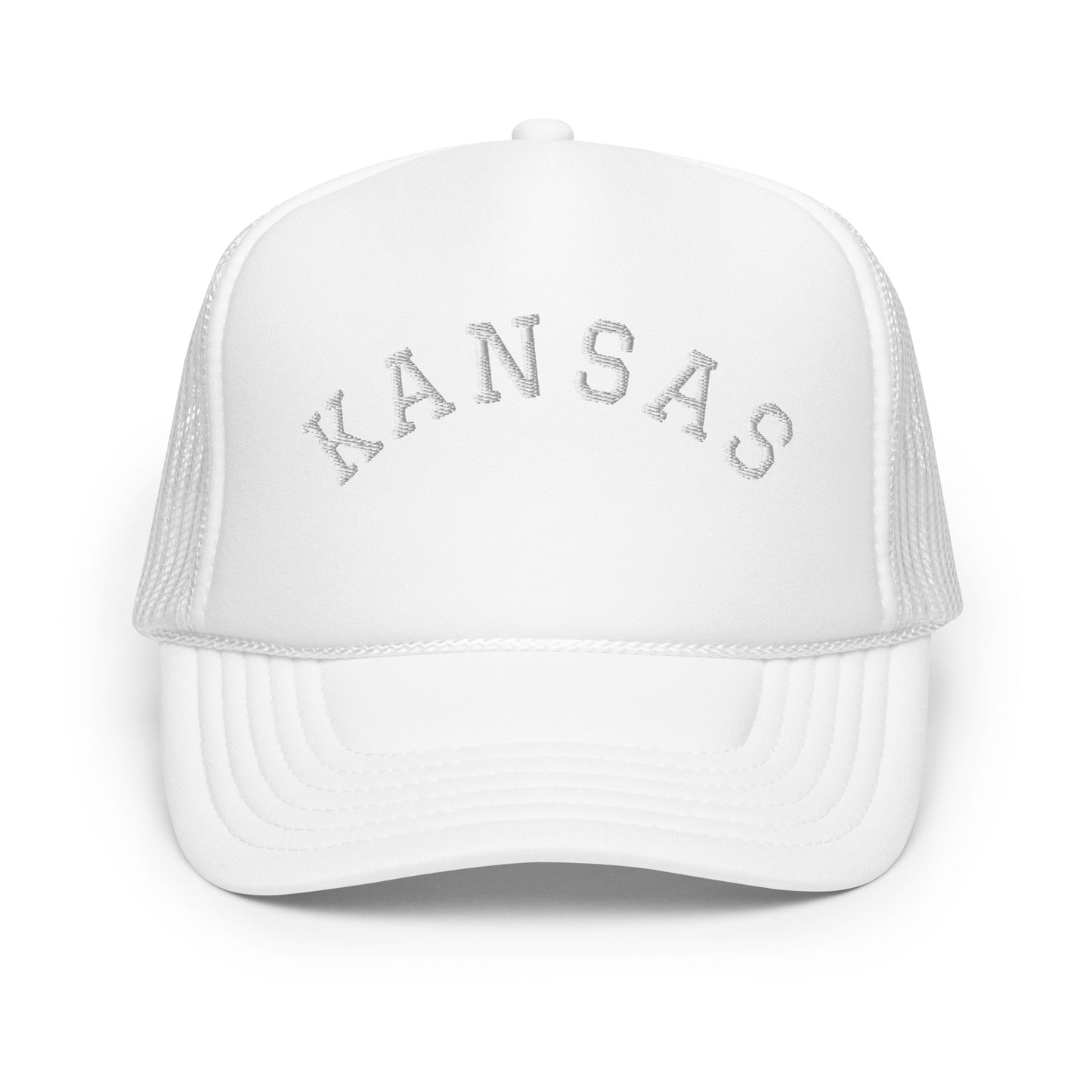 Kansas Arch Foam 5 Panel A-Frame Snapback Trucker Hat