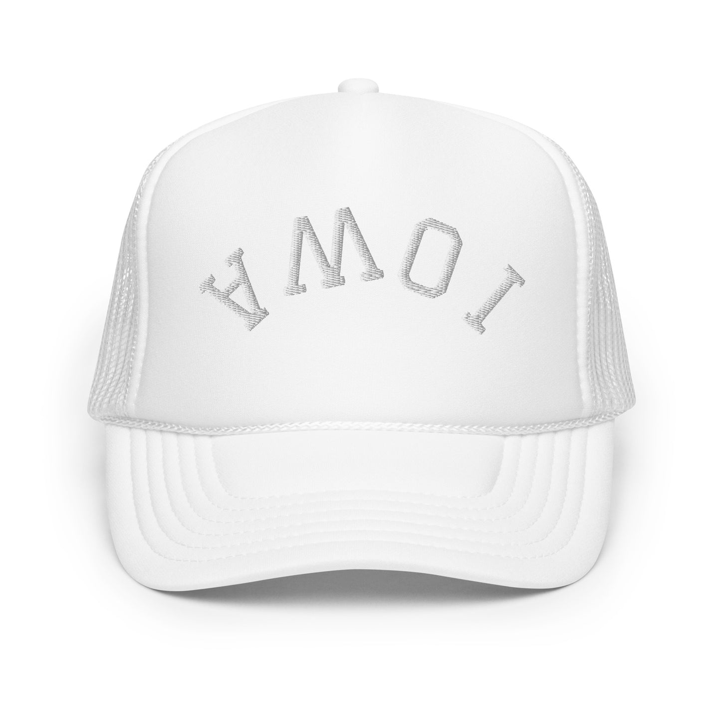Iowa Upside Down Arch Foam 5 Panel A-Frame Snapback Trucker Hat