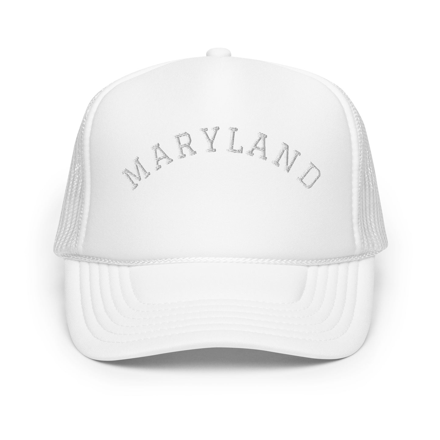 Maryland Arch Foam 5 Panel A-Frame Snapback Trucker Hat
