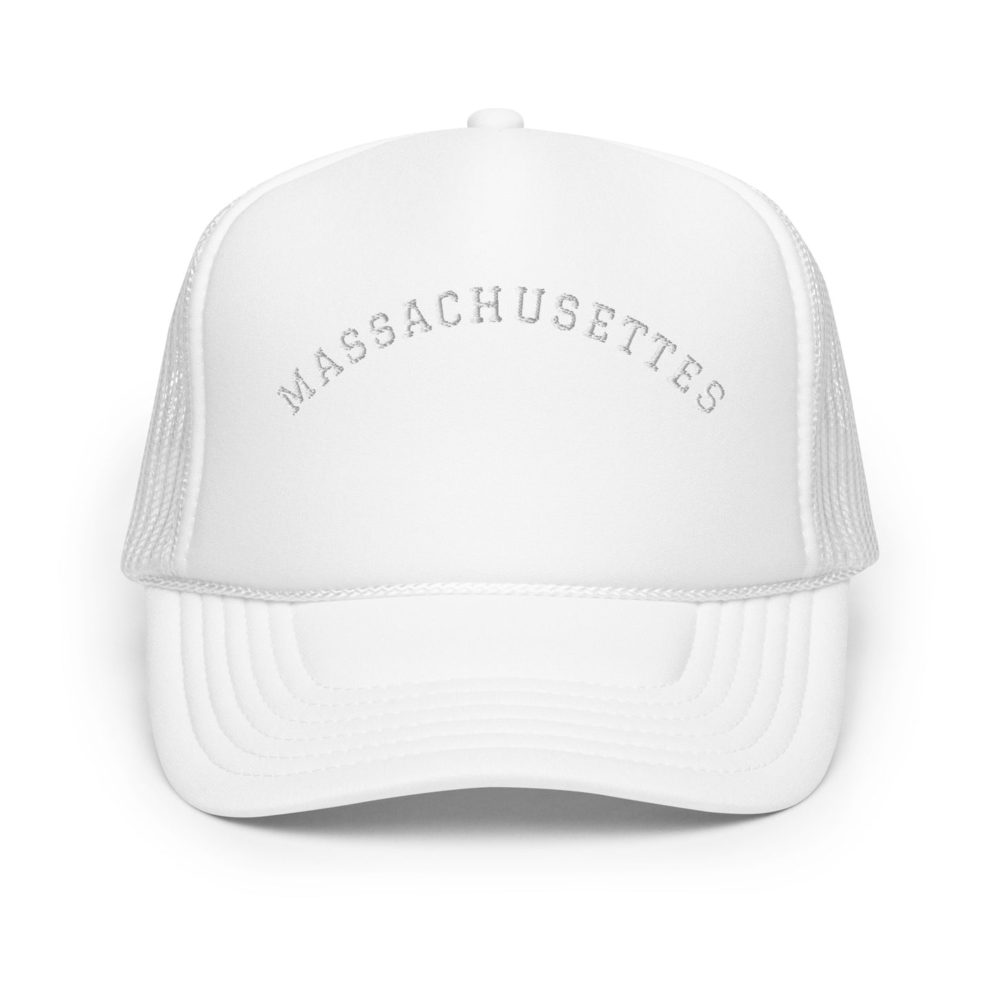 Massachusetts Arch Foam 5 Panel A-Frame Snapback Trucker Hat