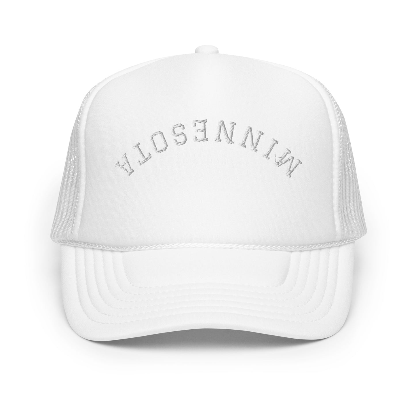 Minnesota Upside Down Arch Foam 5 Panel A-Frame Snapback Trucker Hat