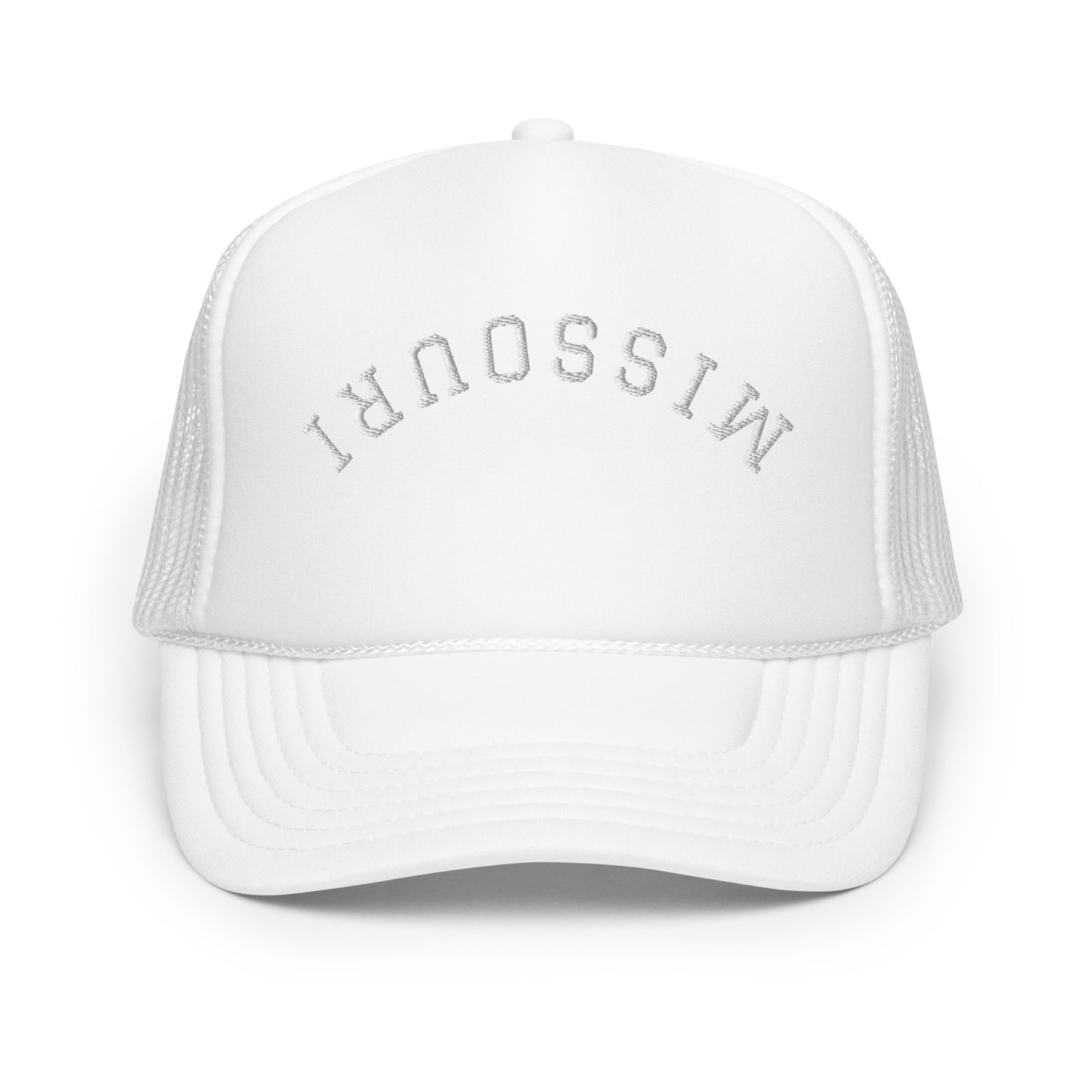 Missouri Upside Down Arch Foam 5 Panel A-Frame Snapback Trucker Hat