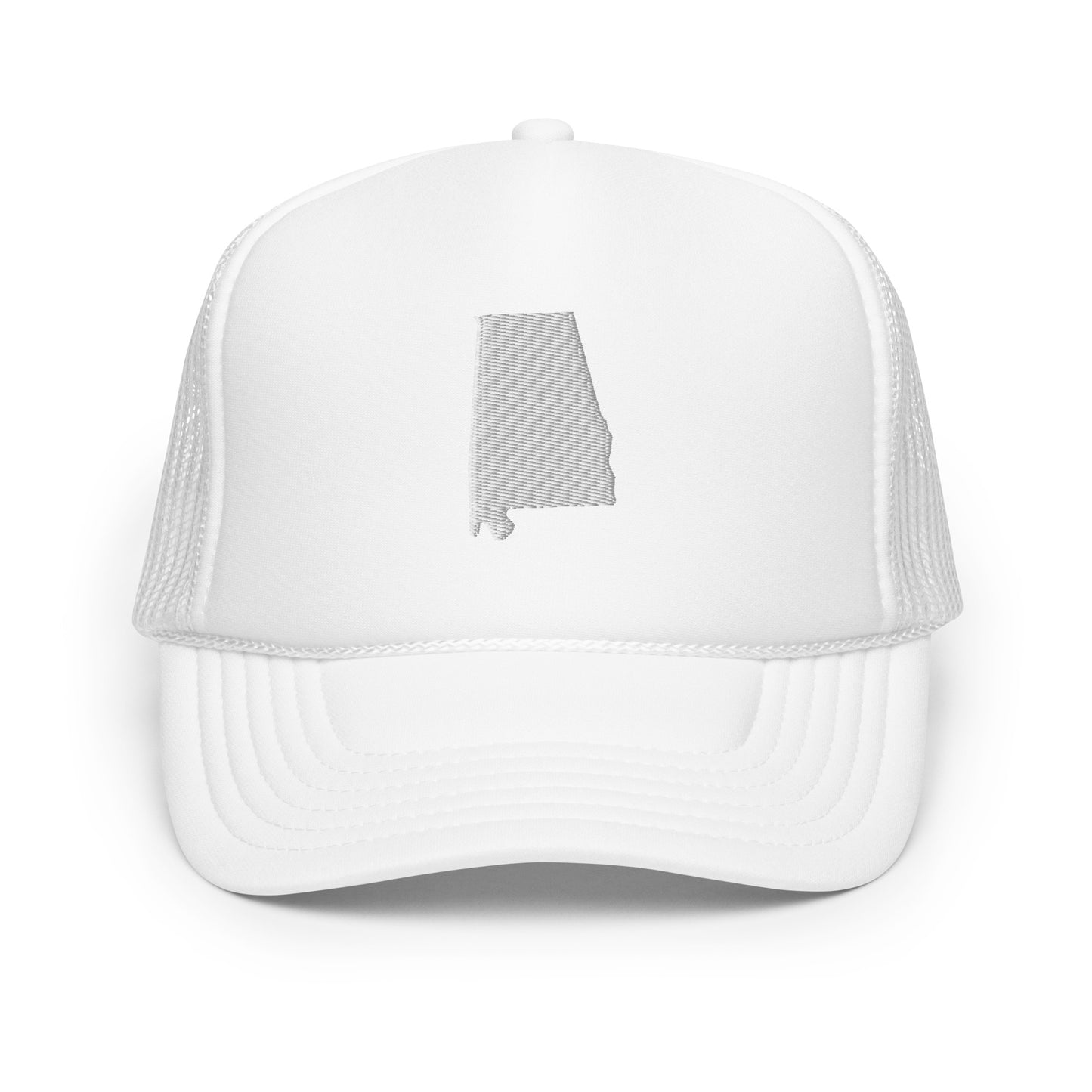 Alabama State Silhouette Foam 5 Panel A-Frame Snapback Trucker Hat