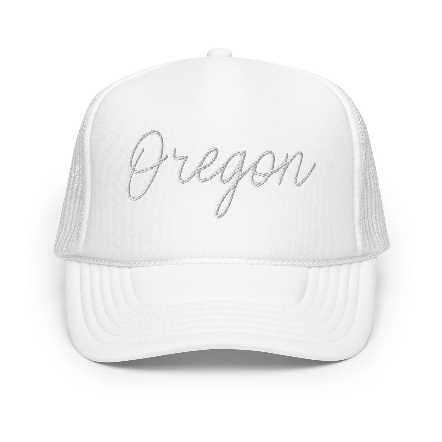 Oregon Retro Script Foam 5 Panel A-Frame Snapback Trucker Hat