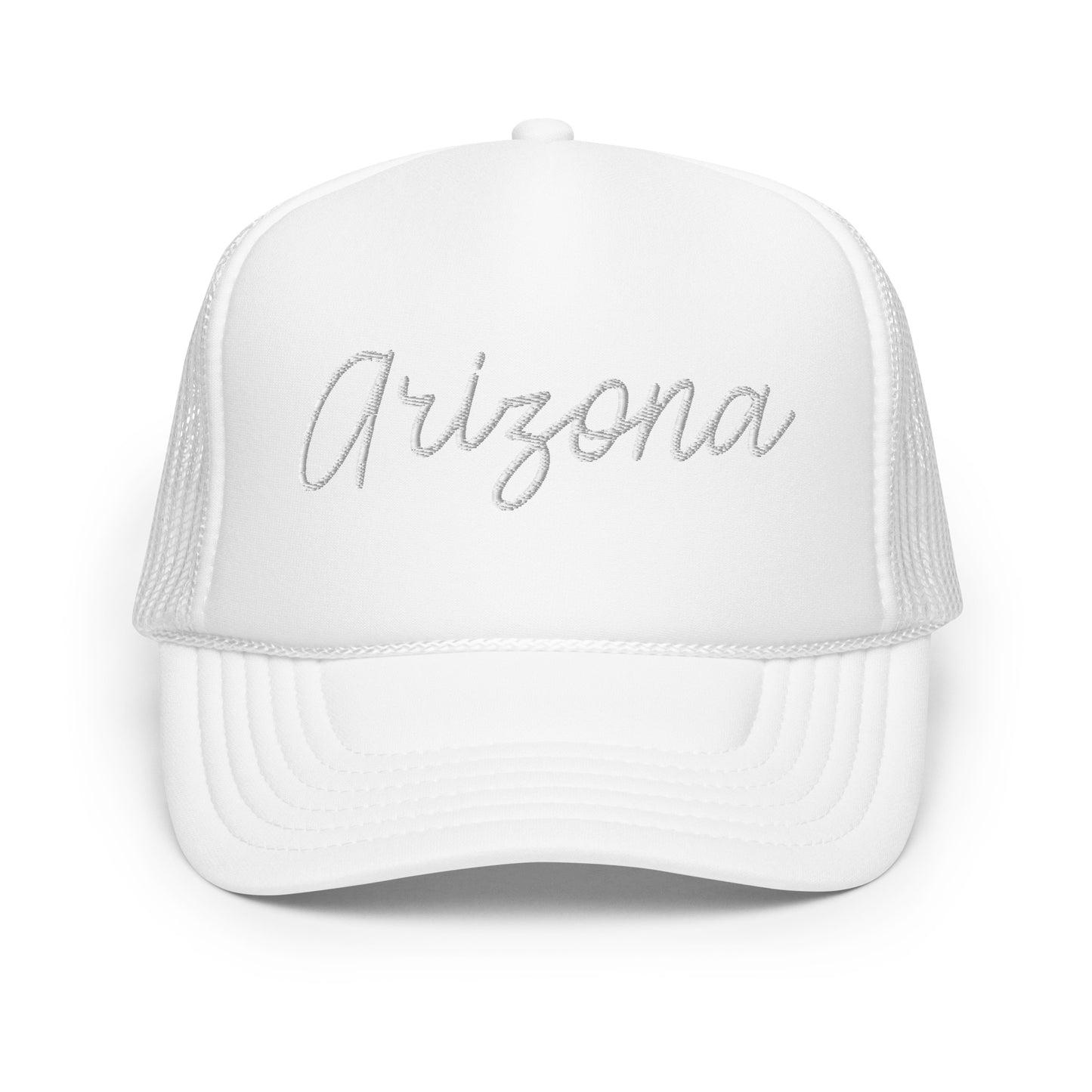 Arizona Retro Script Foam 5 Panel A-Frame Snapback Trucker Hat
