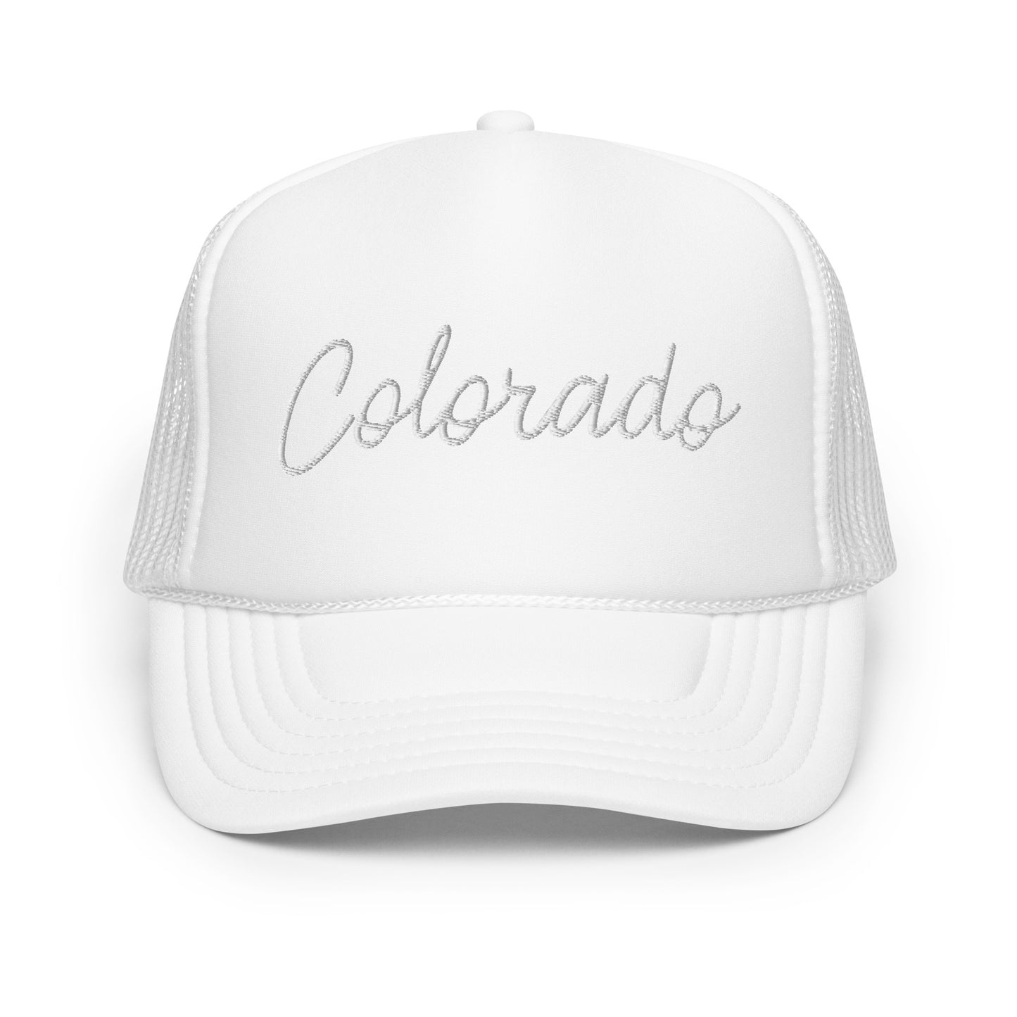 Colorado Retro Script Foam 5 Panel A-Frame Snapback Trucker Hat