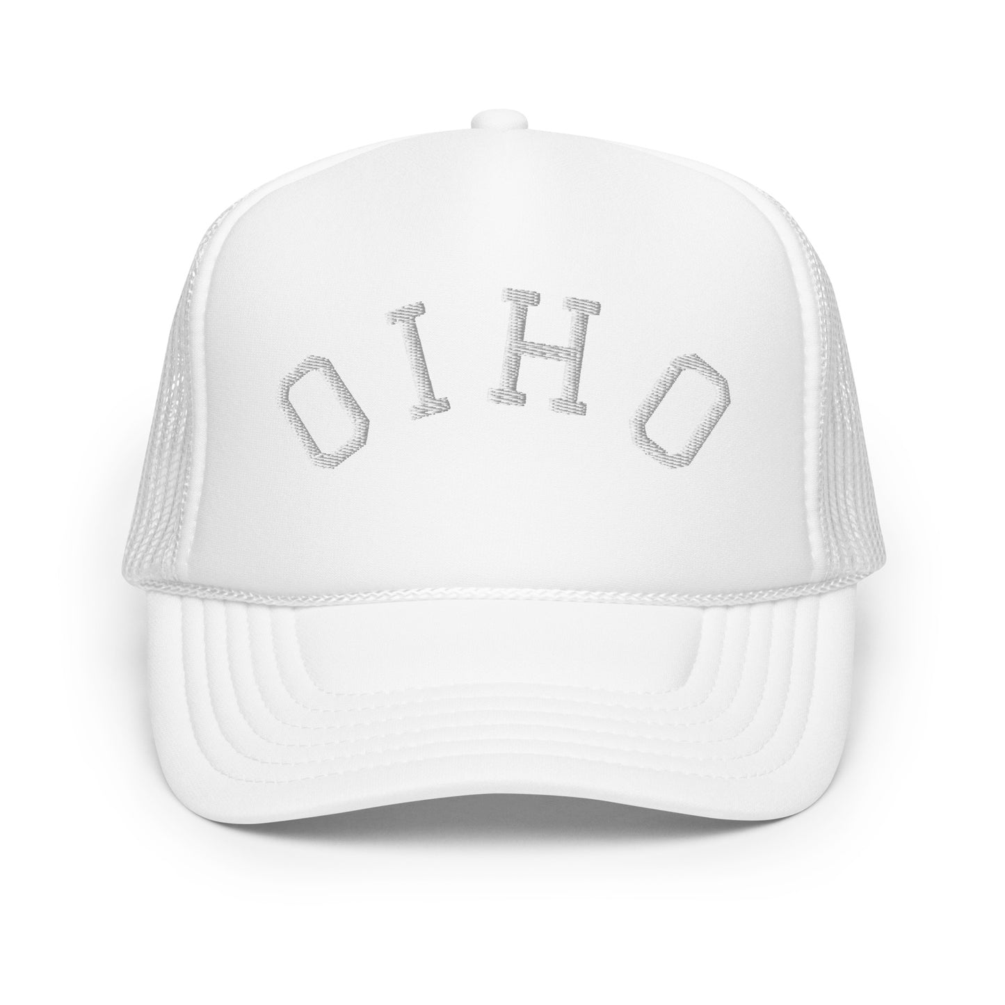Ohio Upside Down Arch Foam 5 Panel A-Frame Snapback Trucker Hat