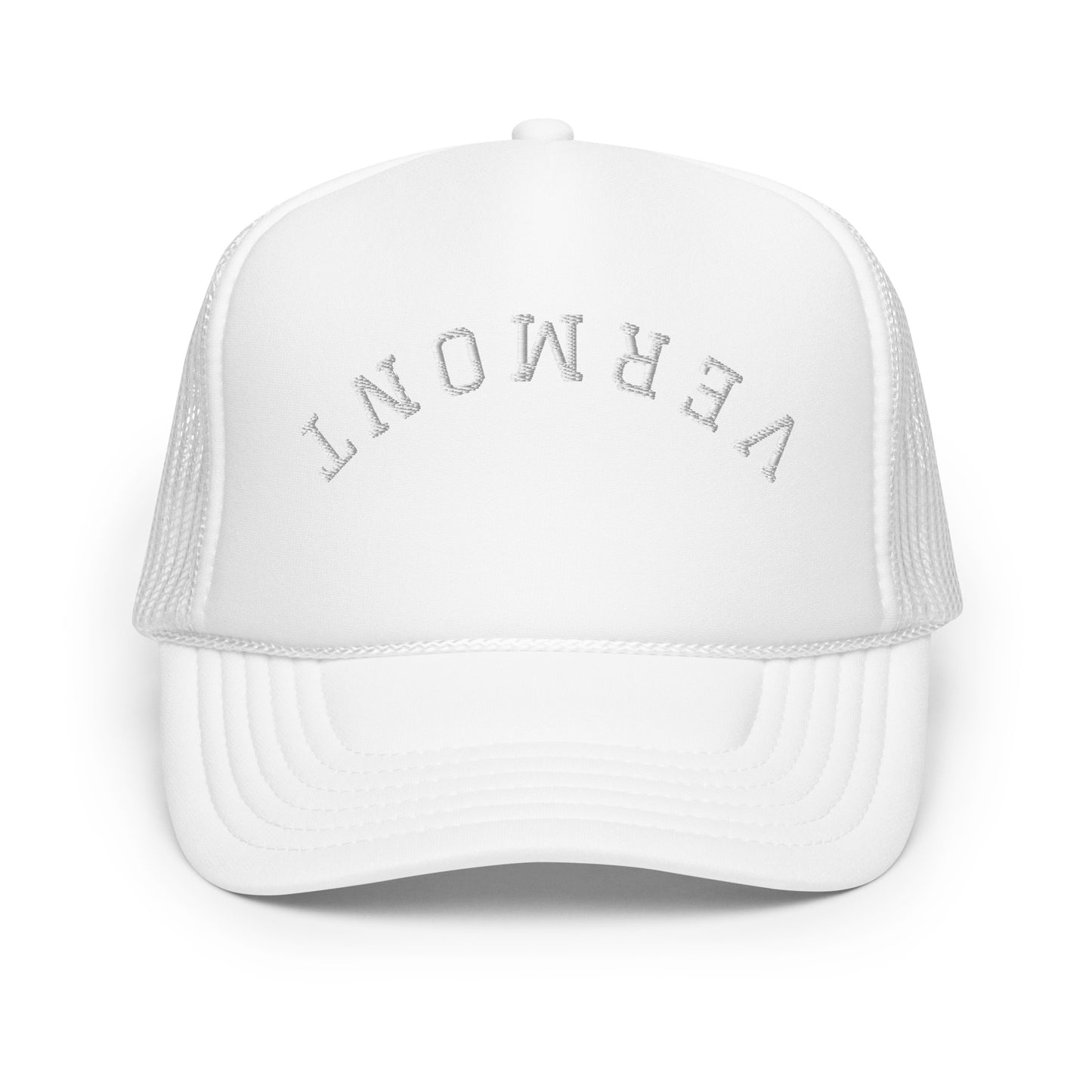 Vermont Upside Down Arch Foam 5 Panel A-Frame Snapback Trucker Hat