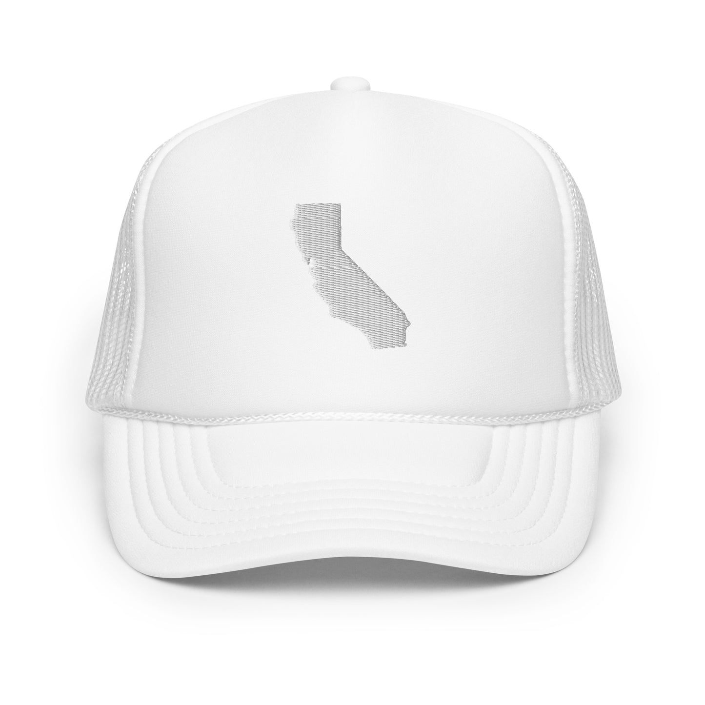 California State Silhouette Foam 5 Panel A-Frame Snapback Trucker Hat
