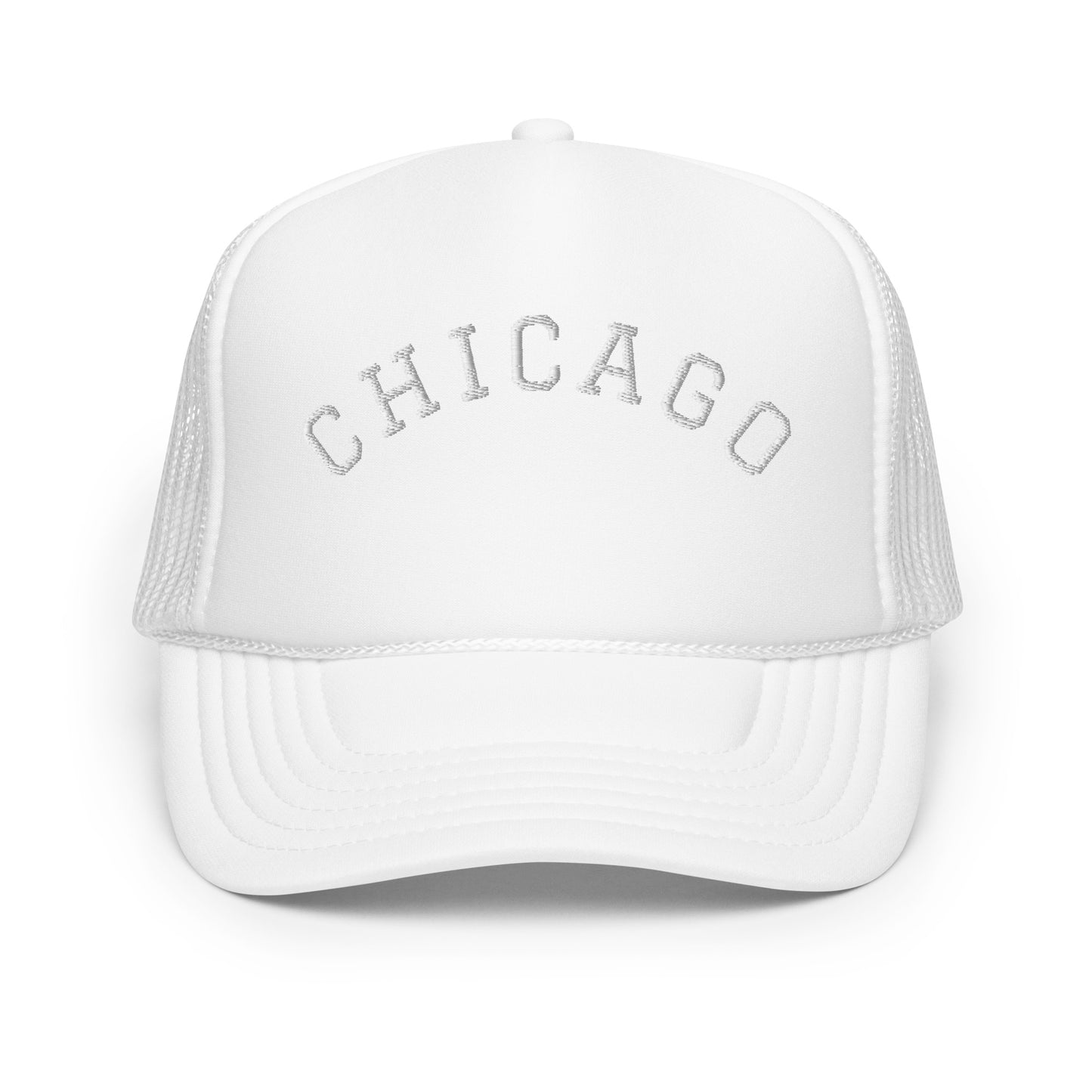 Chicago Arch Foam 5 Panel A-Frame Snapback Trucker Hat