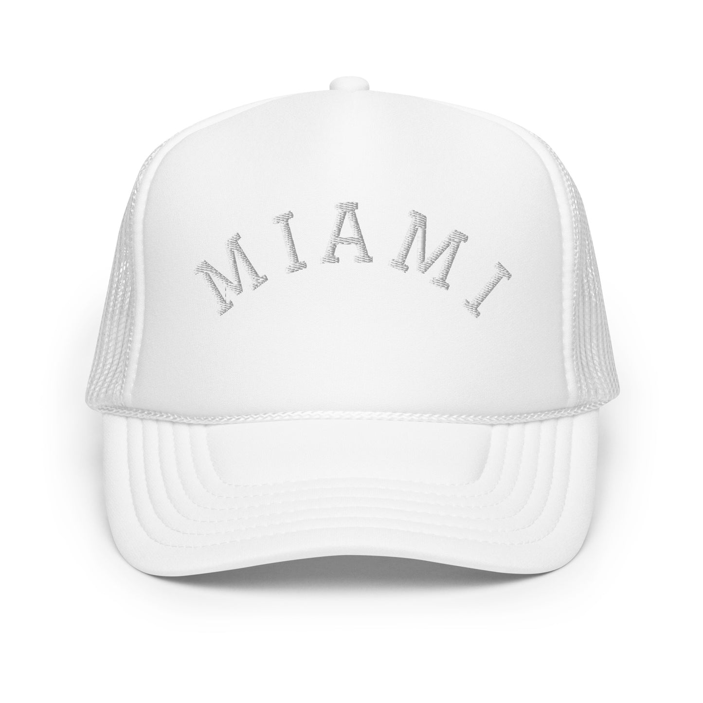 Miami Arch Foam 5 Panel A-Frame Snapback Trucker Hat