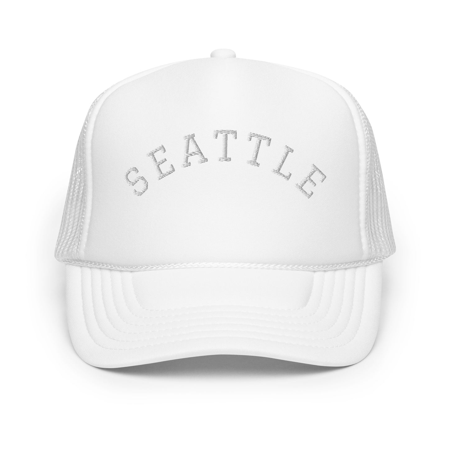 Seattle Arch Foam 5 Panel A-Frame Snapback Trucker Hat