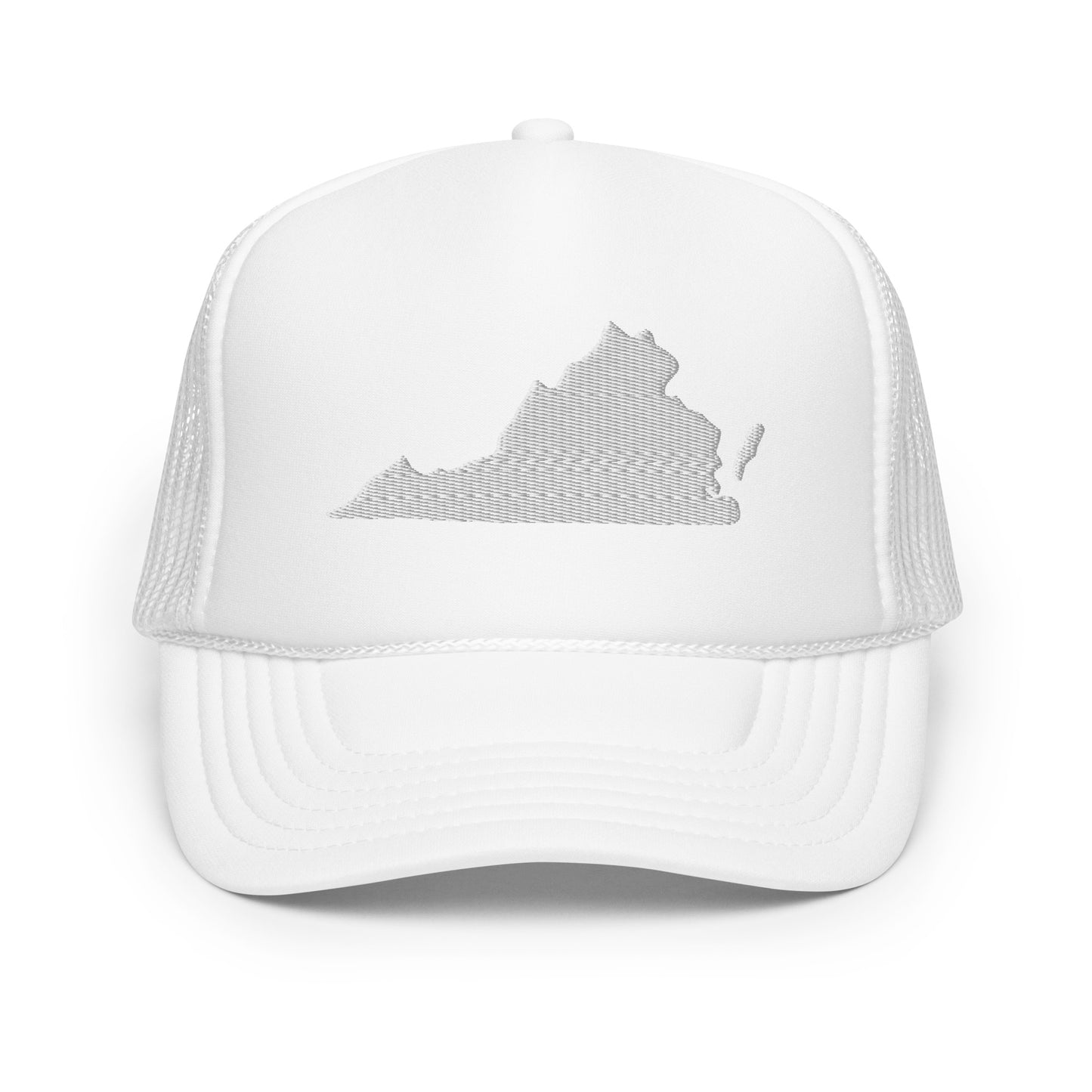 Virginia State Silhouette Foam 5 Panel A-Frame Snapback Trucker Hat