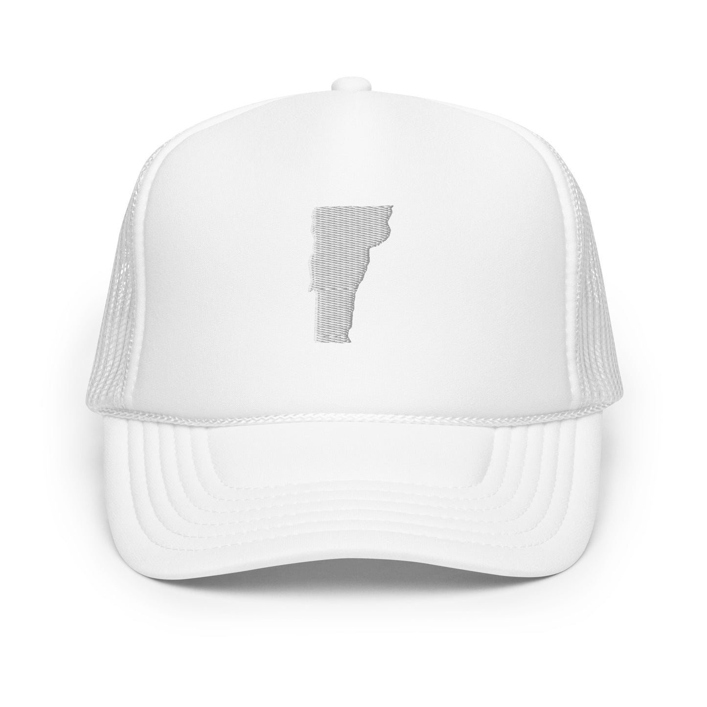 Vermont State Silhouette Foam 5 Panel A-Frame Snapback Trucker Hat