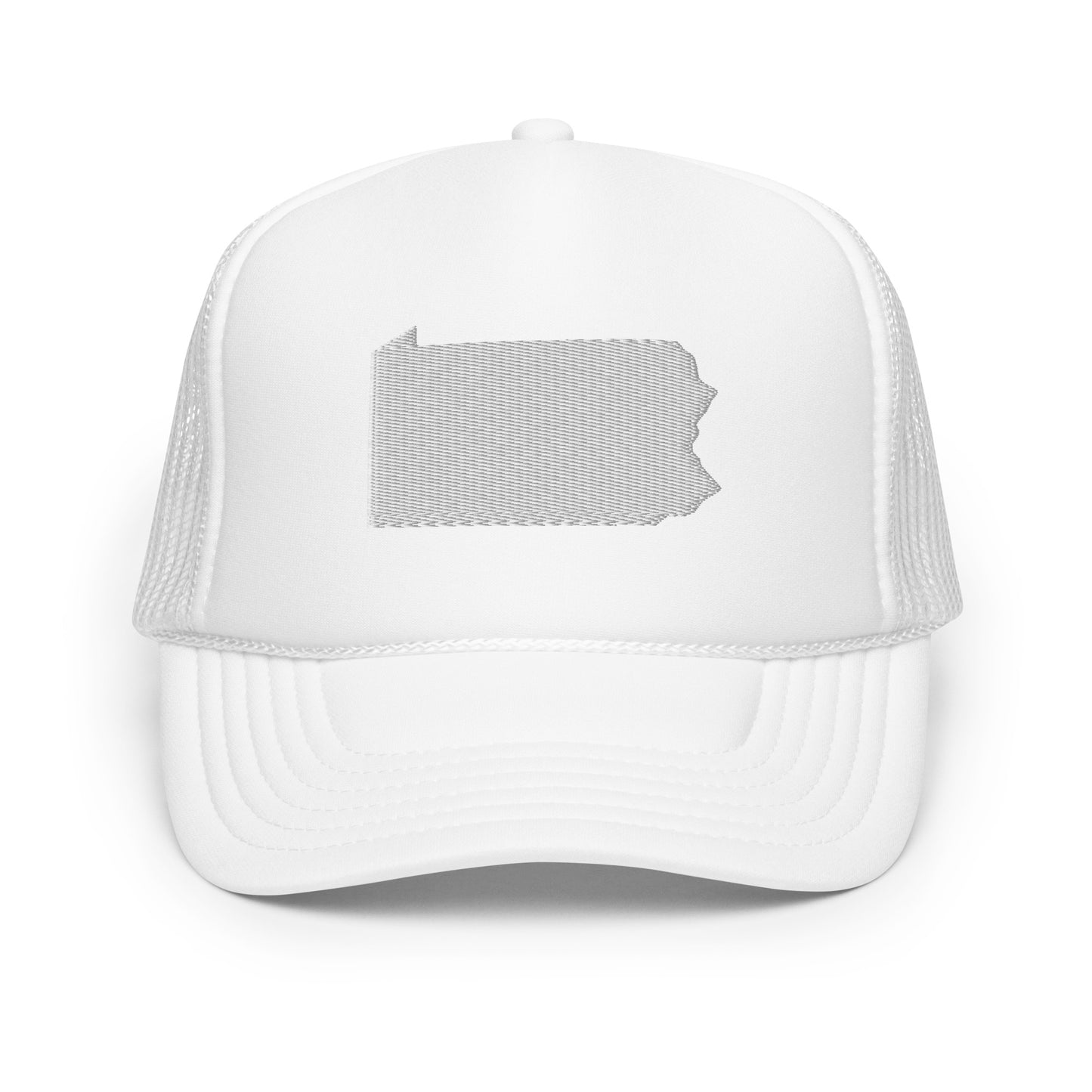 Pennsylvania State Silhouette Foam 5 Panel A-Frame Snapback Trucker Hat