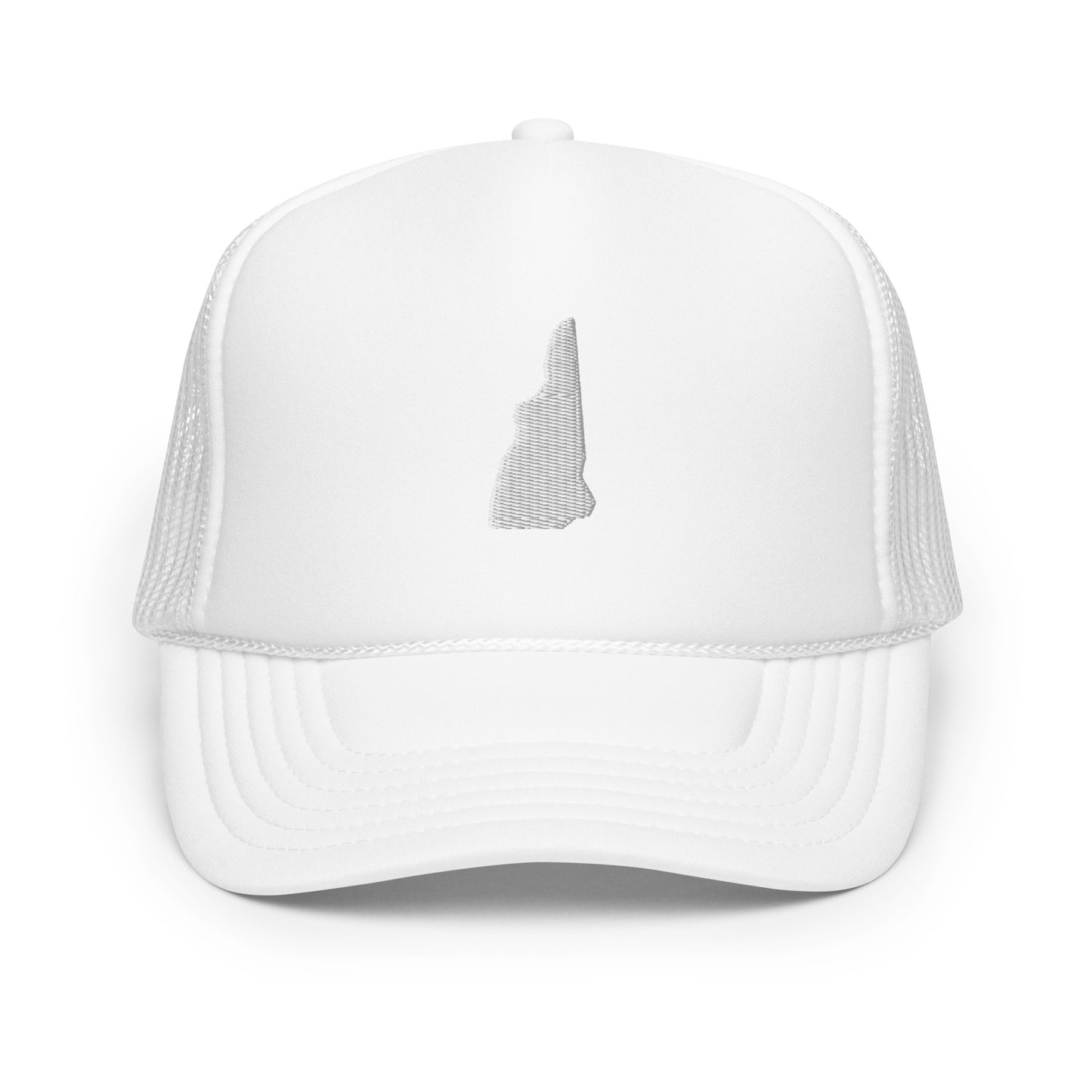 New Hampshire State Silhouette Foam 5 Panel A-Frame Snapback Trucker Hat