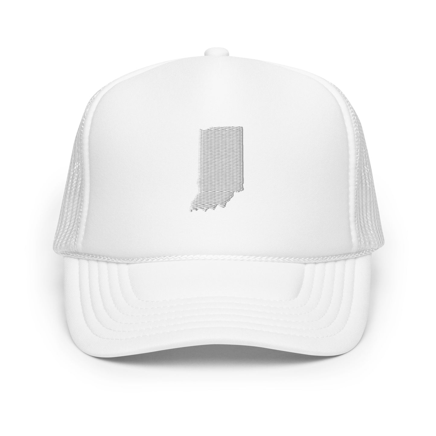 Indiana State Silhouette Foam 5 Panel A-Frame Snapback Trucker Hat
