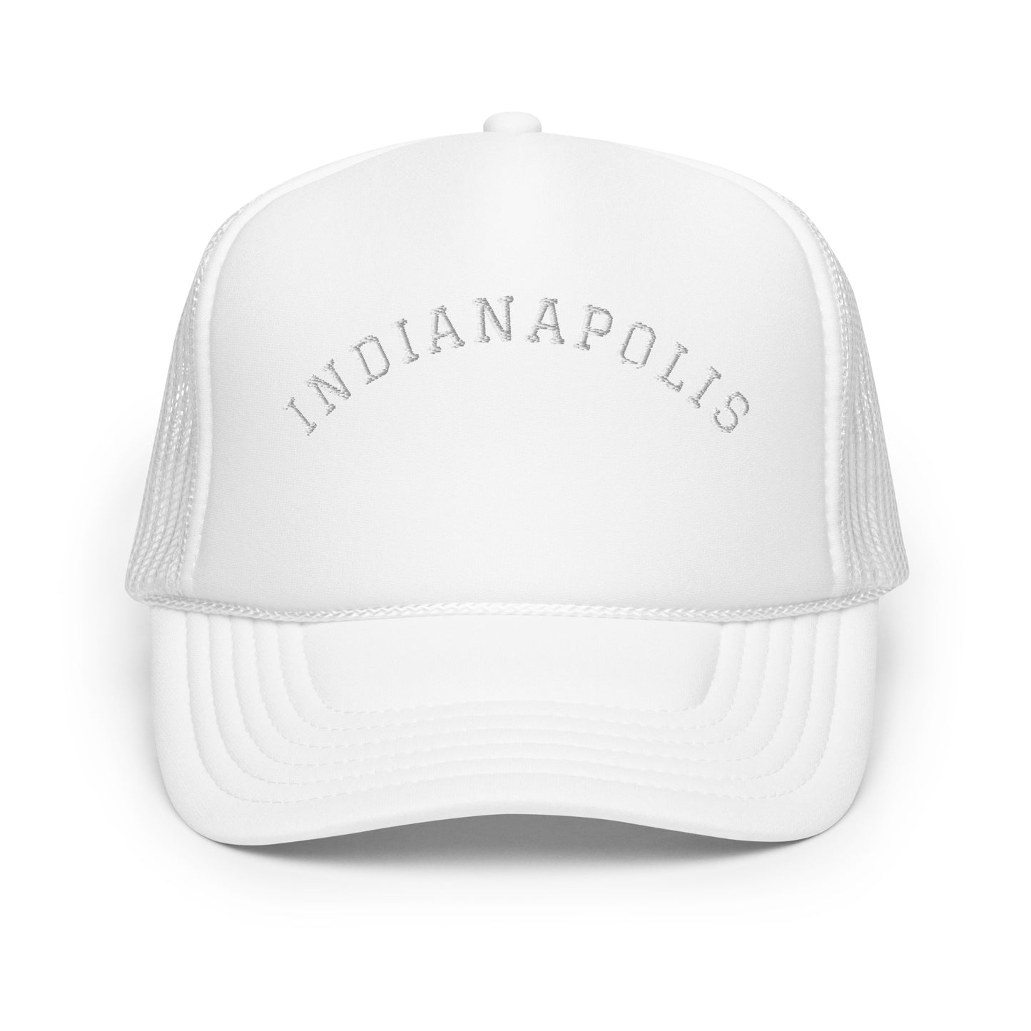 Indianapolis Arch Foam 5 Panel A-Frame Snapback Trucker Hat