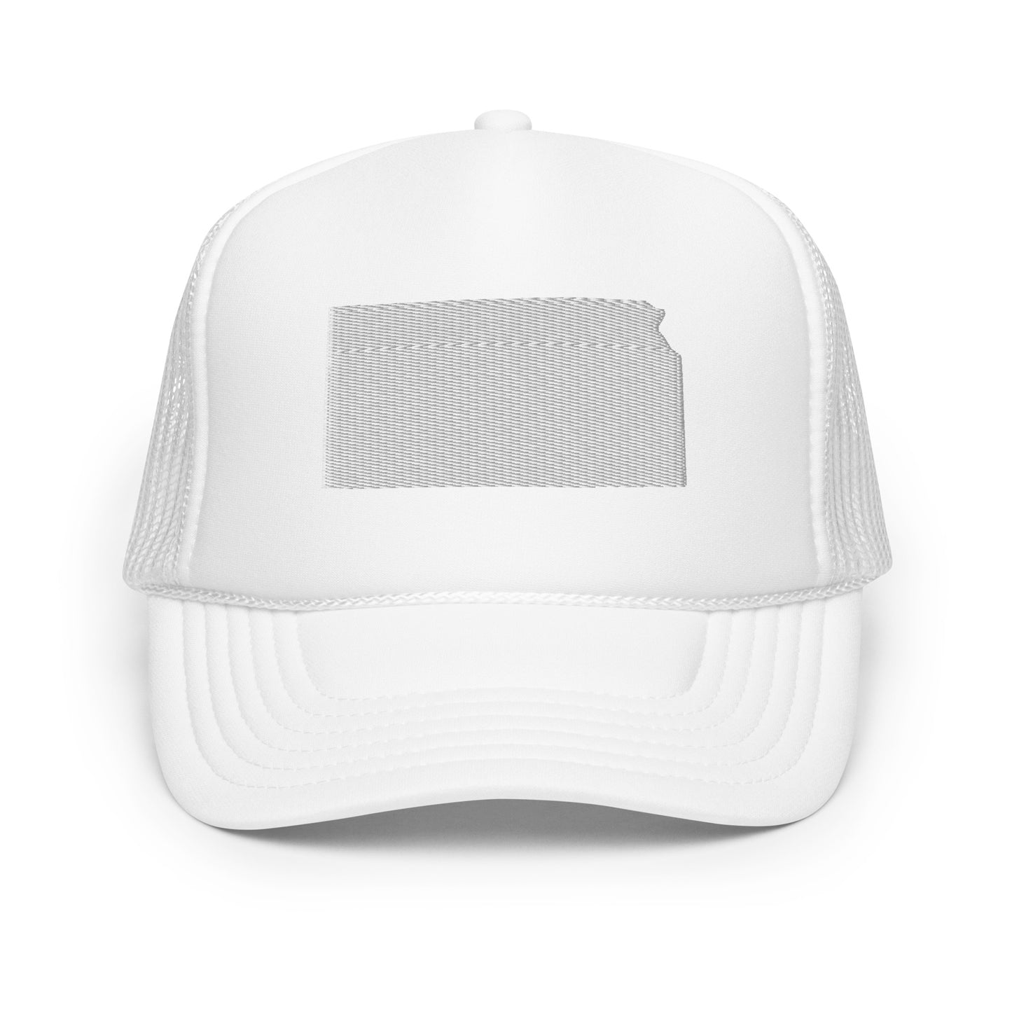Kansas State Silhouette Foam 5 Panel A-Frame Snapback Trucker Hat