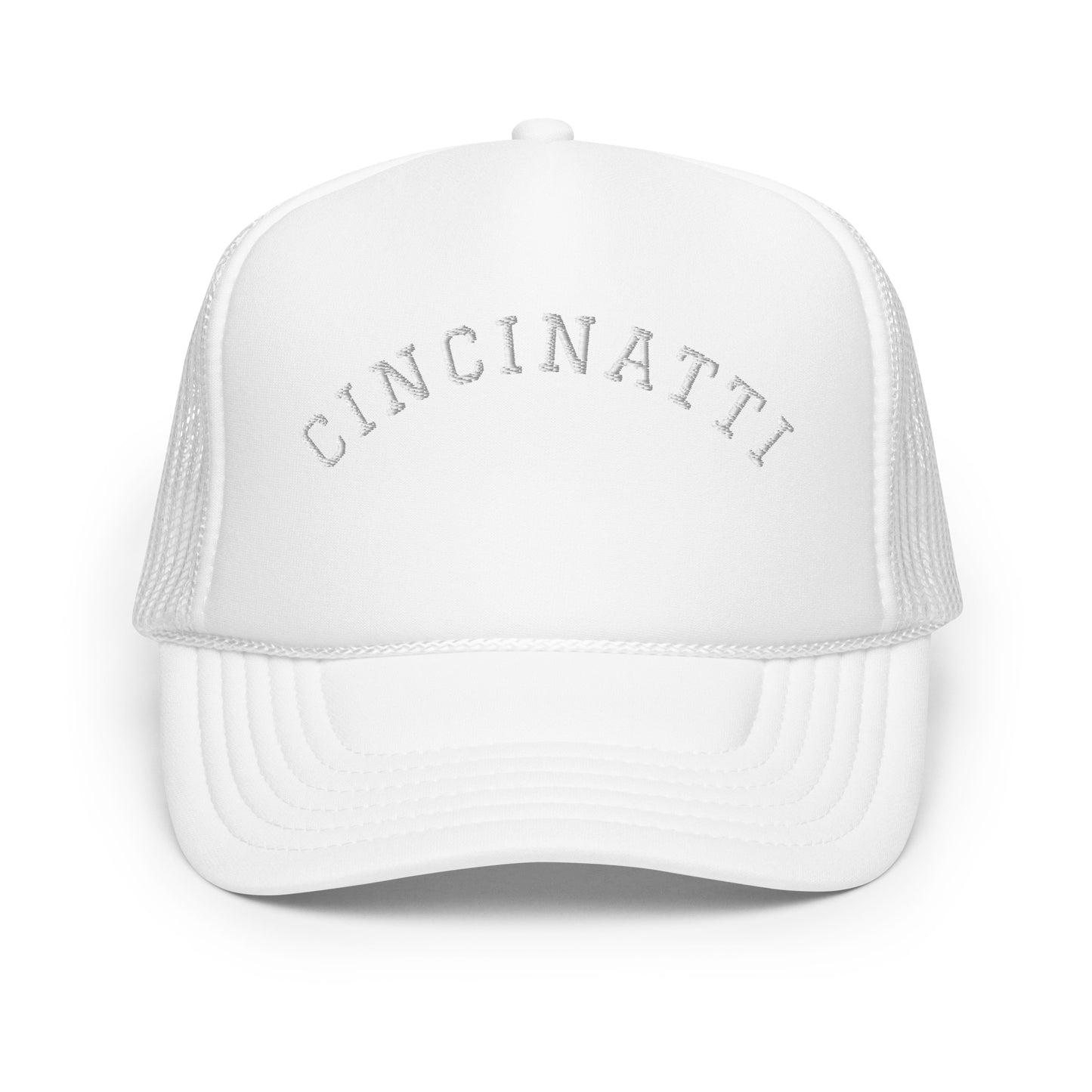 Cincinnati Arch Foam 5 Panel A-Frame Snapback Trucker Hat